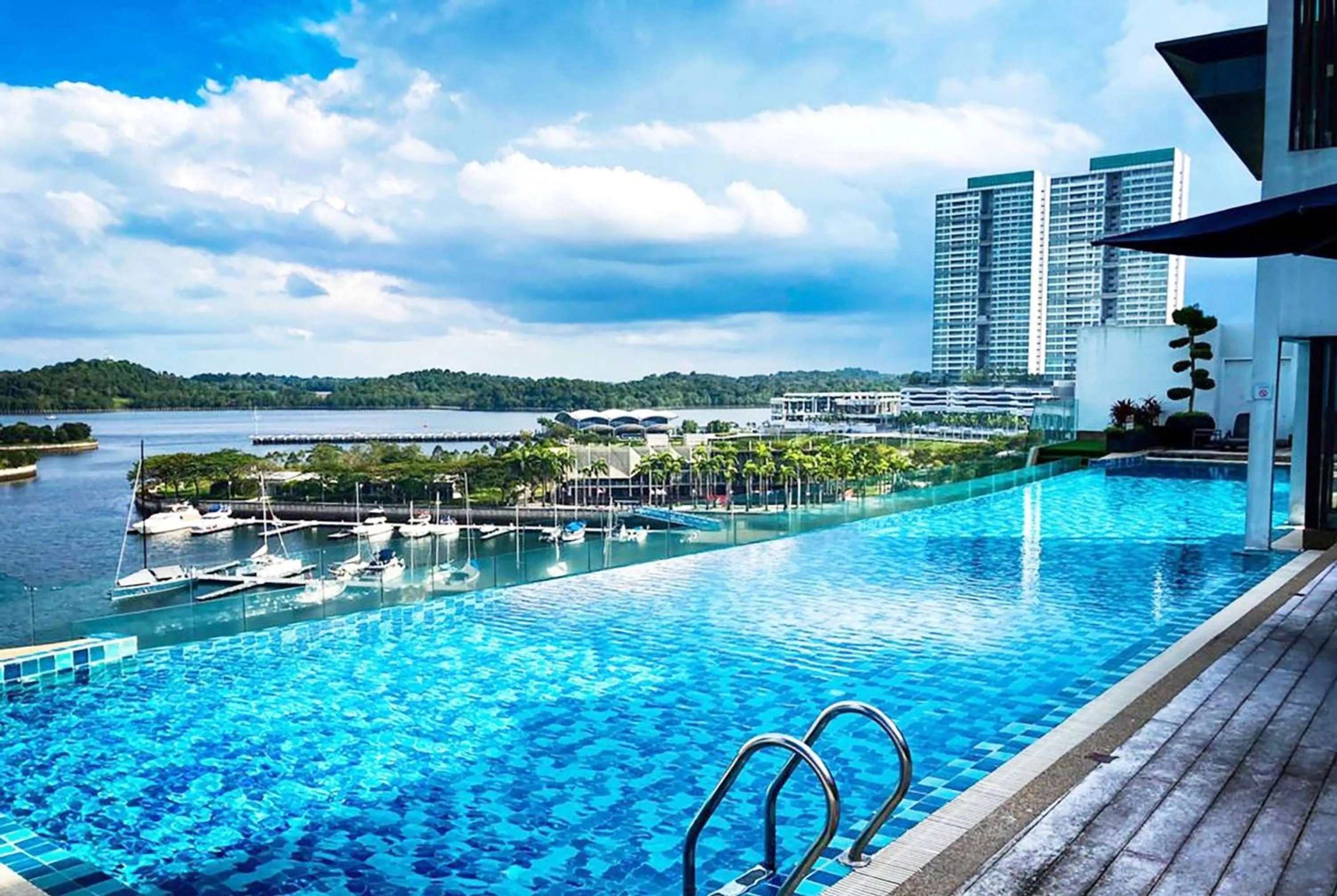 Pool view in Trinidad Suites Johor, Trademark Collection by Wyndham