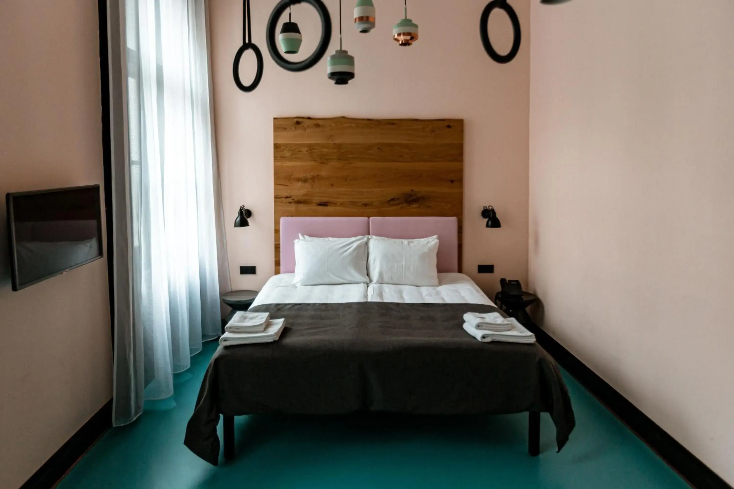 Bedroom, Bed in Hotel Rum Budapest