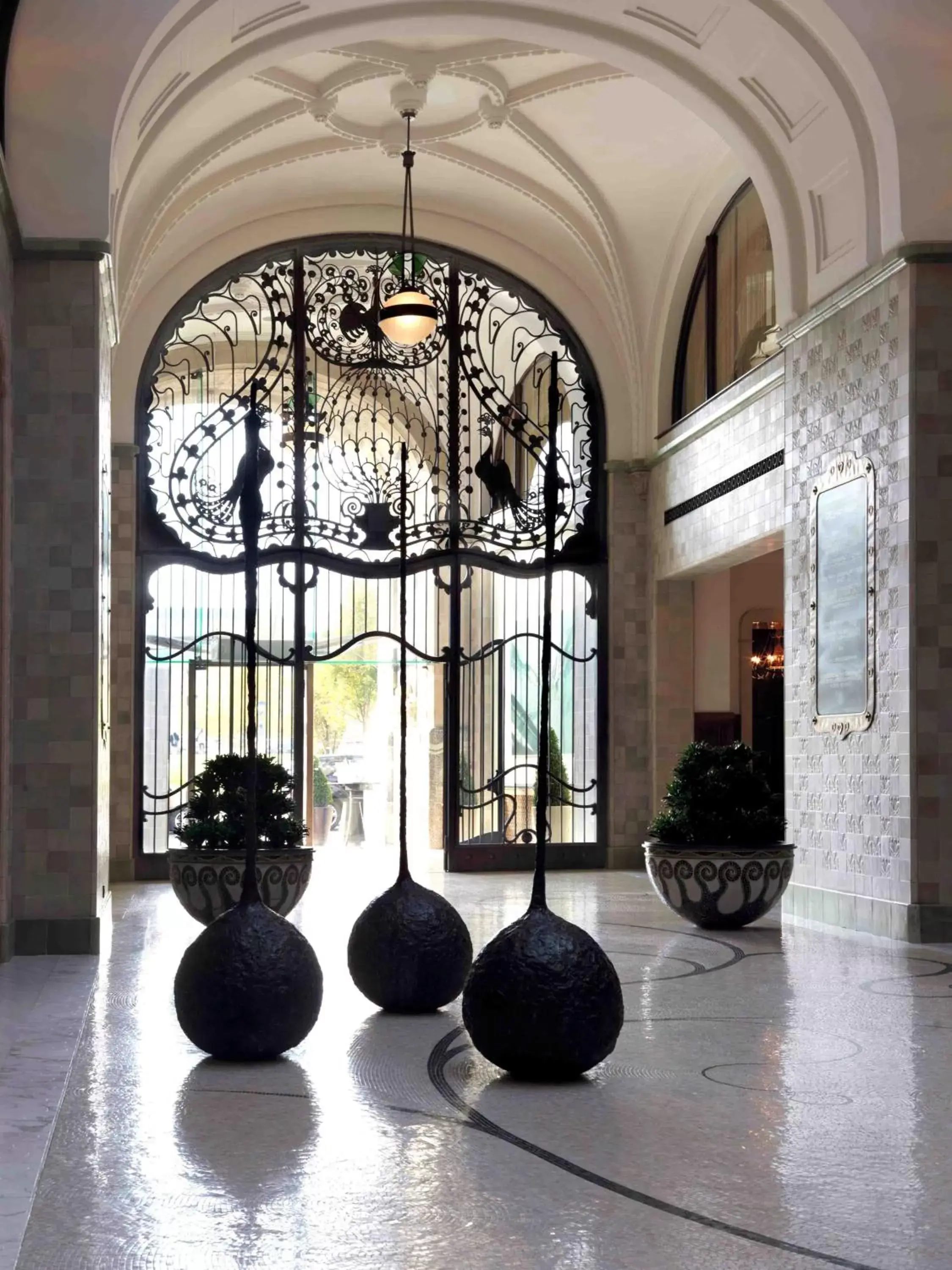 Decorative detail, Lobby/Reception in Four Seasons Hotel Gresham Palace Budapest