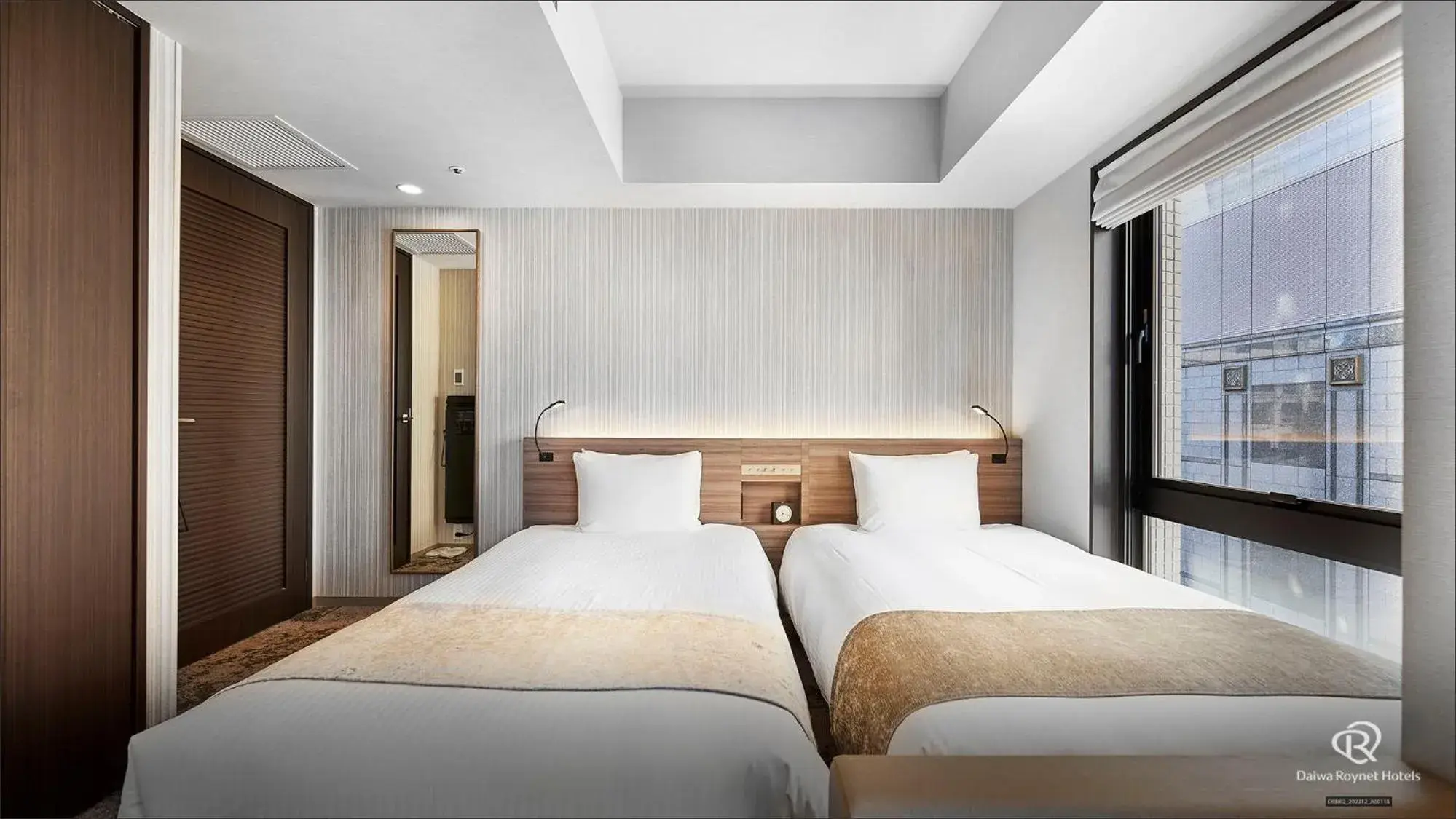 Bed in Daiwa Roynet Hotel Shimbashi