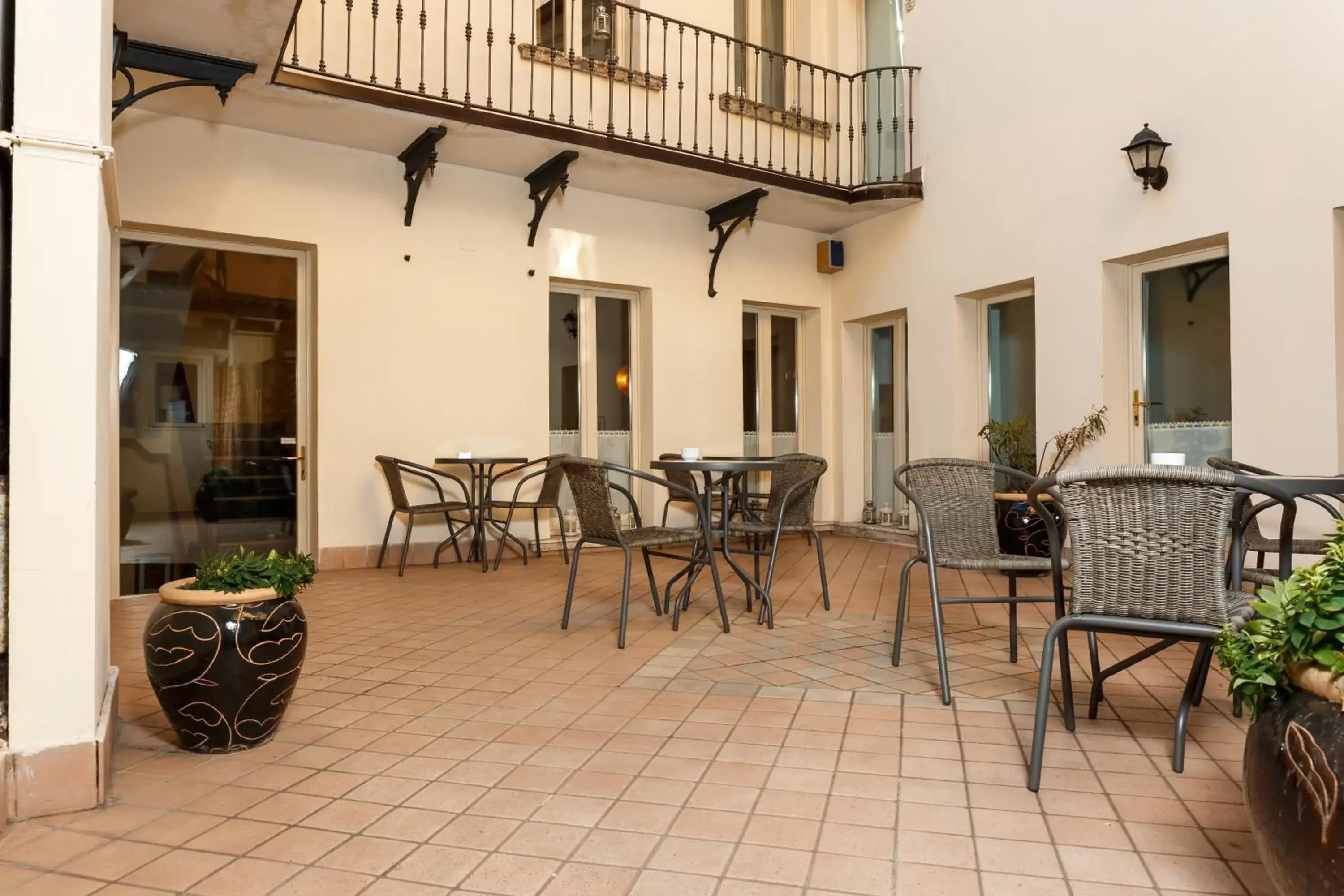 Balcony/Terrace in Albergo Orologio