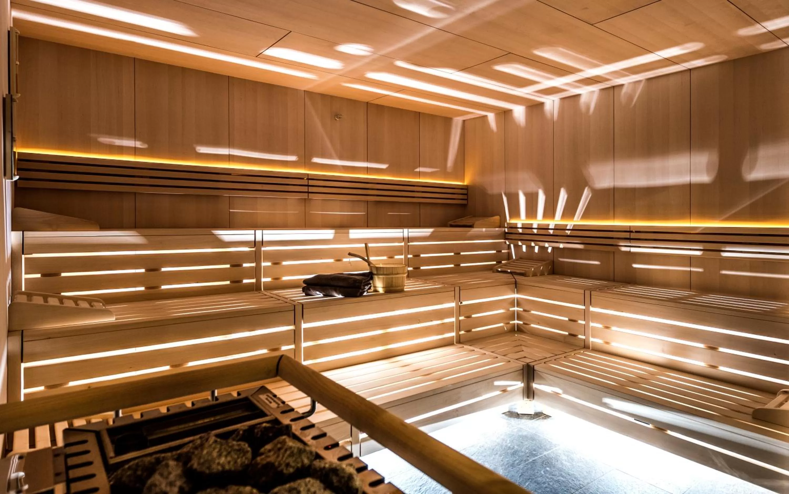 Sauna in Mair Am Ort Living Hotel B&B