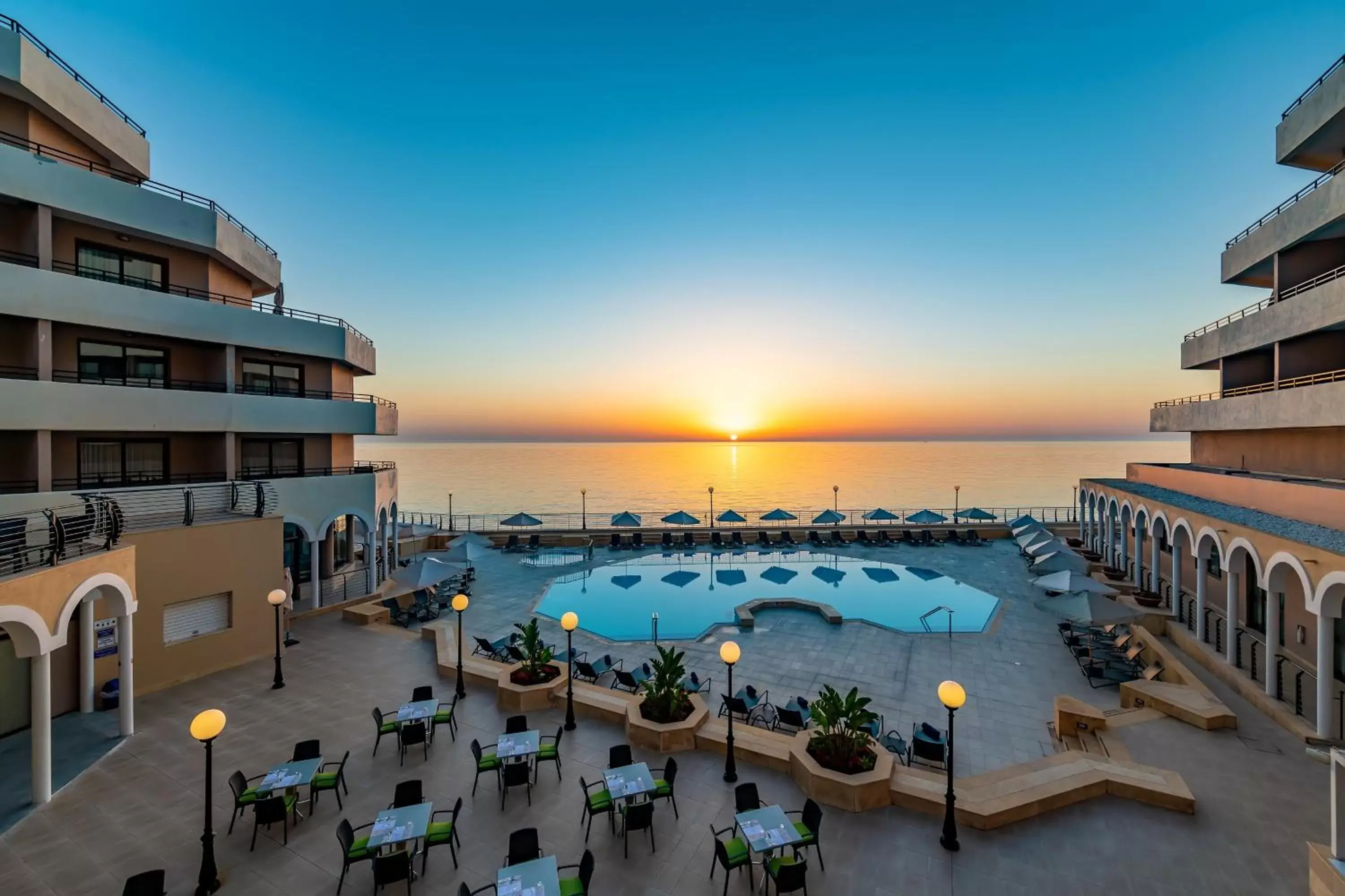 View (from property/room), Pool View in Radisson Blu Resort, Malta St. Julian's