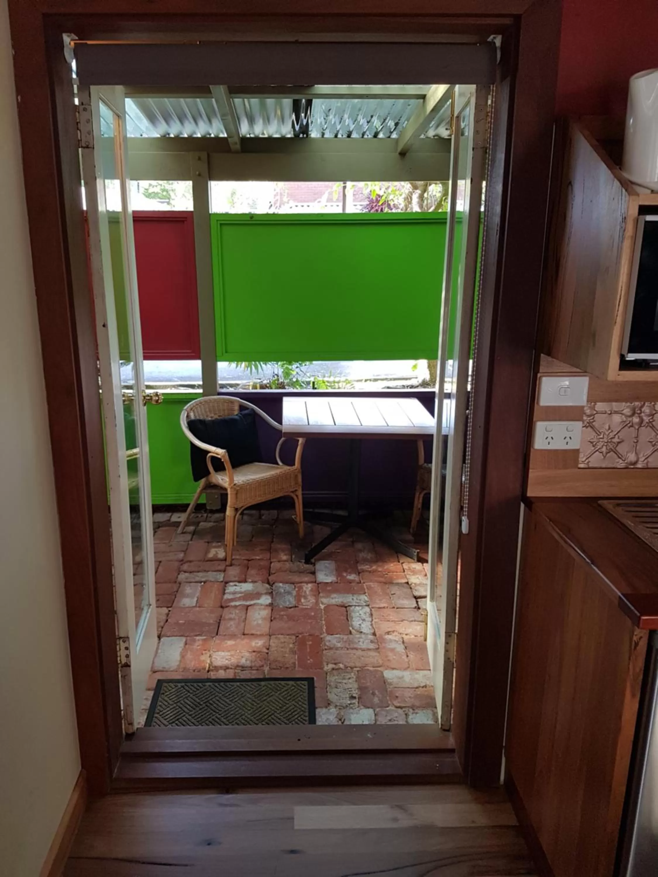 Balcony/Terrace in Adamsons Riverside Accommodation