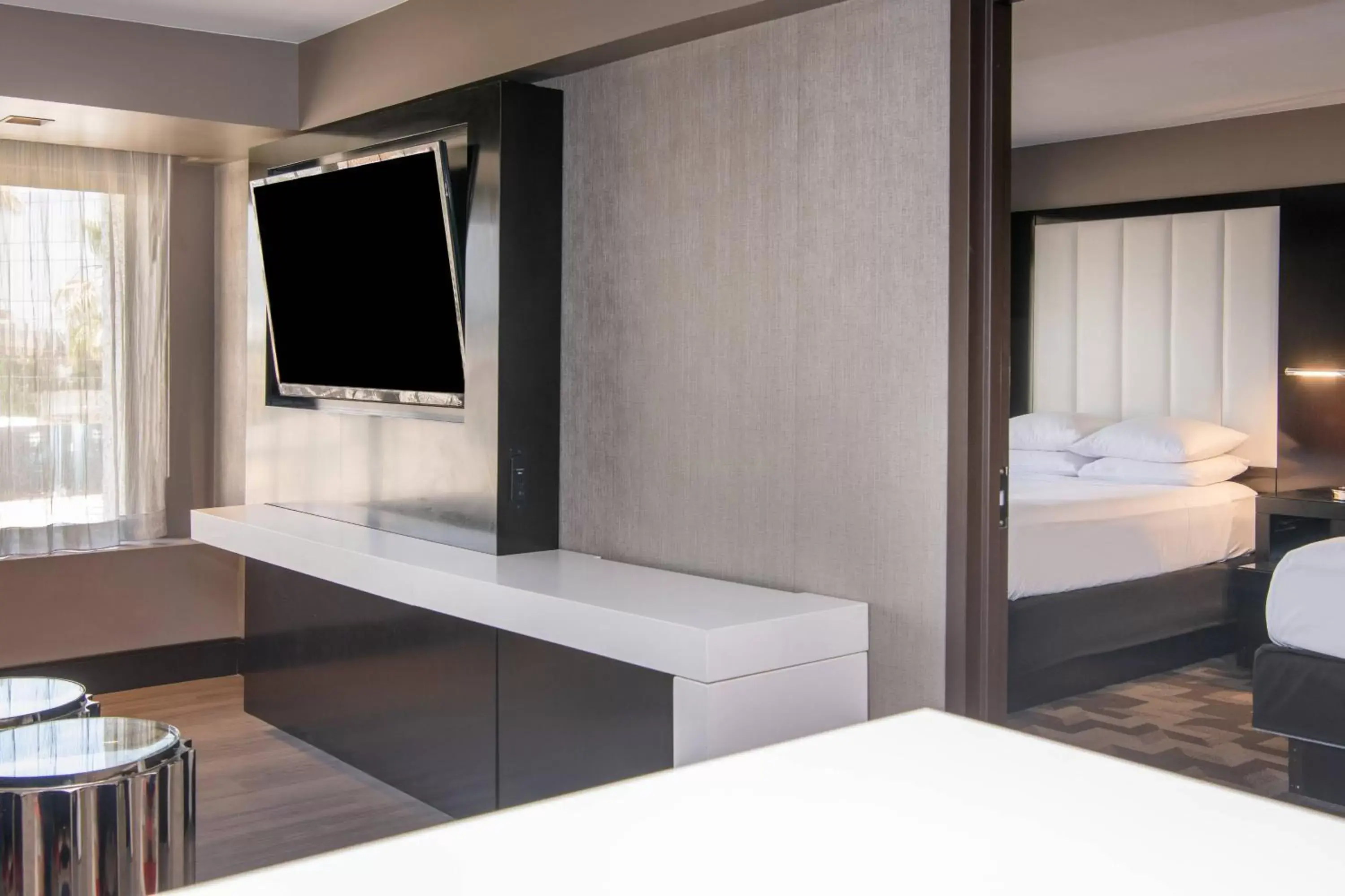 Bedroom, TV/Entertainment Center in Beverly Hills Marriott