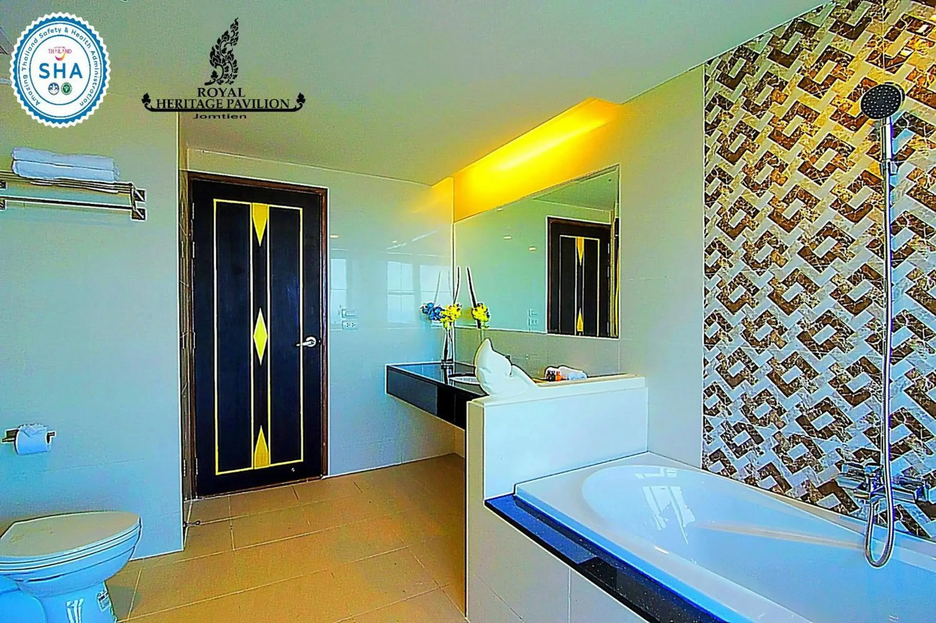 Bathroom in Royal Heritage Pavilion Jomtien Hotel