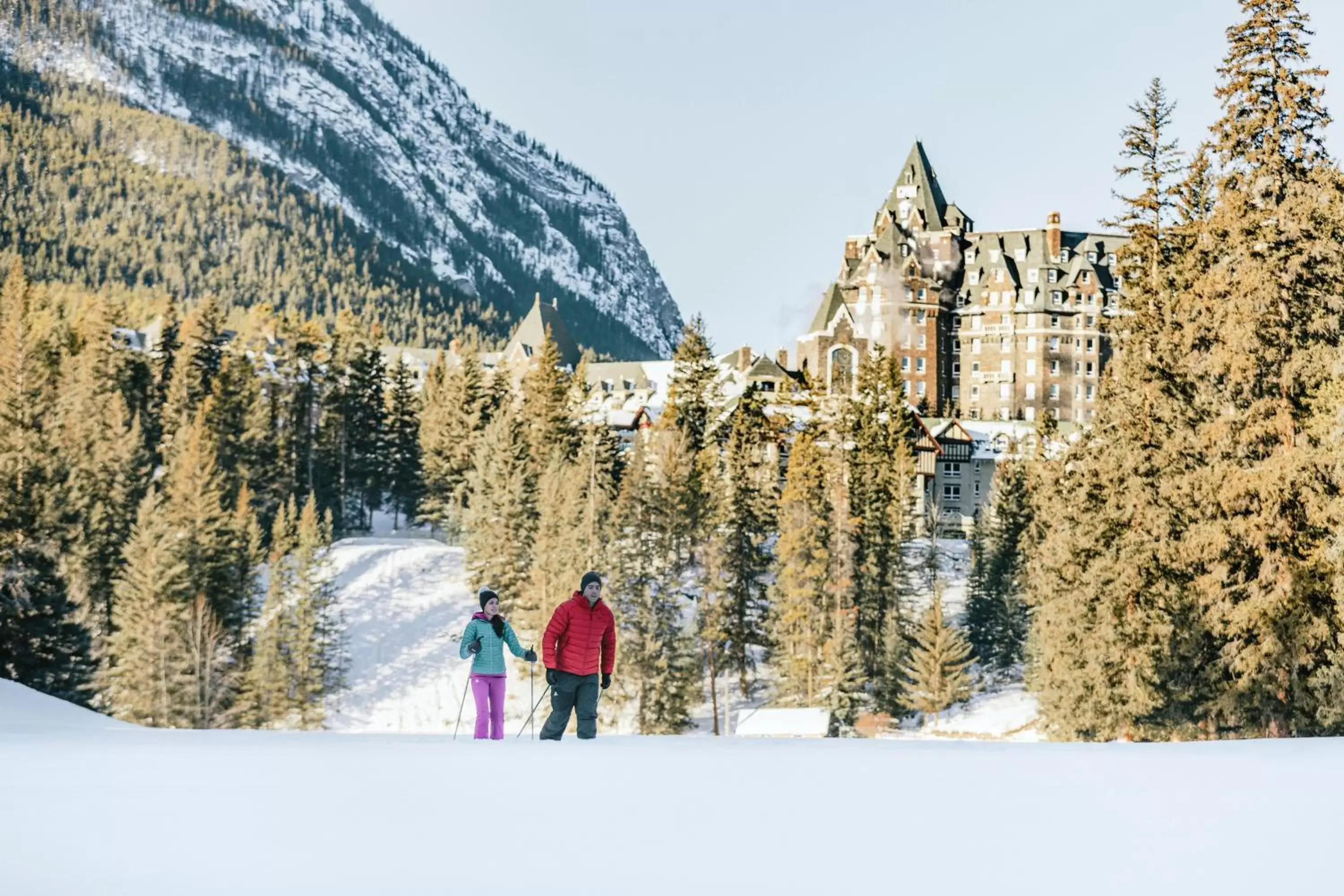 Skiing in Fairmont Banff Springs