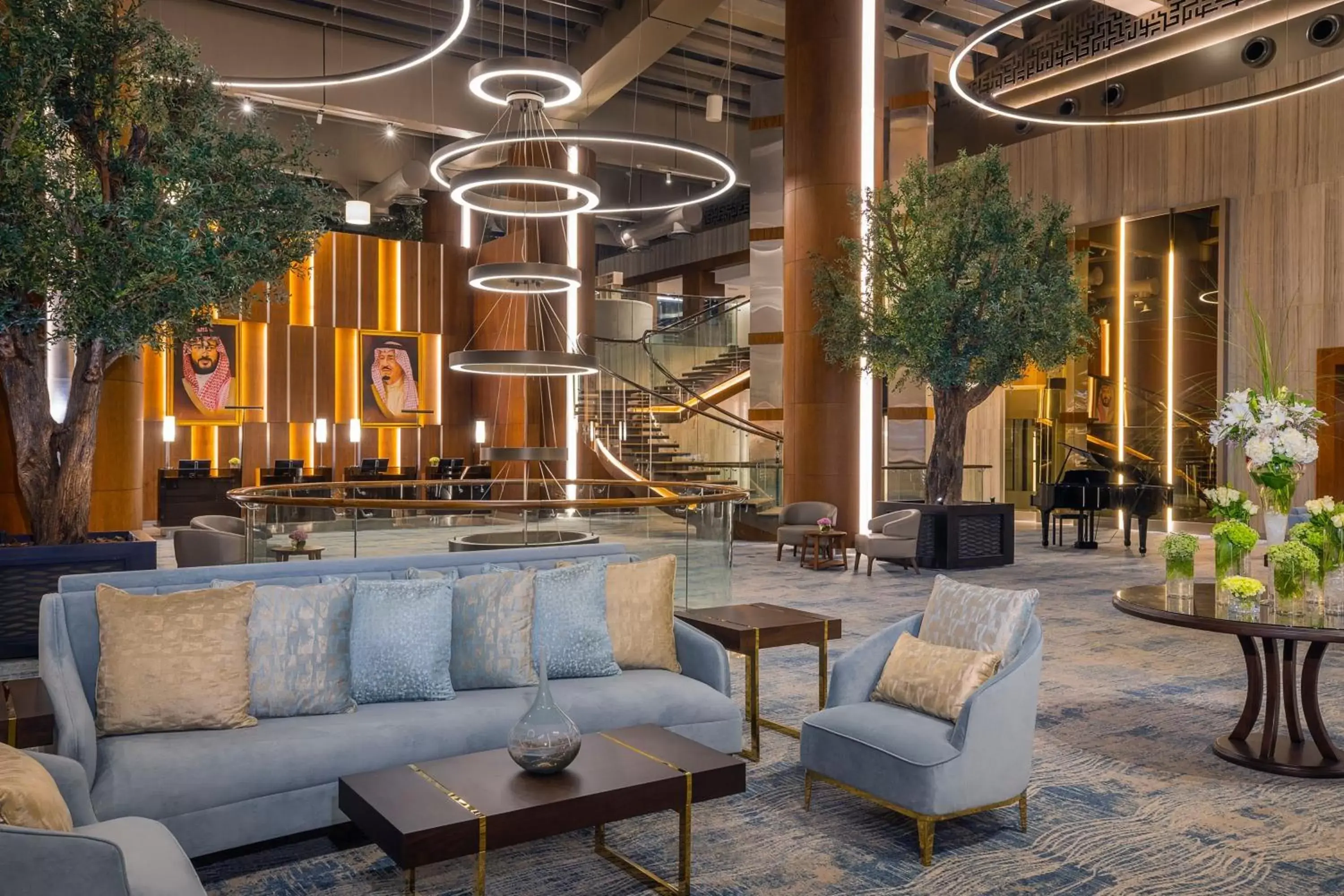 Lobby or reception, Lounge/Bar in Jeddah Marriott Hotel Madinah Road