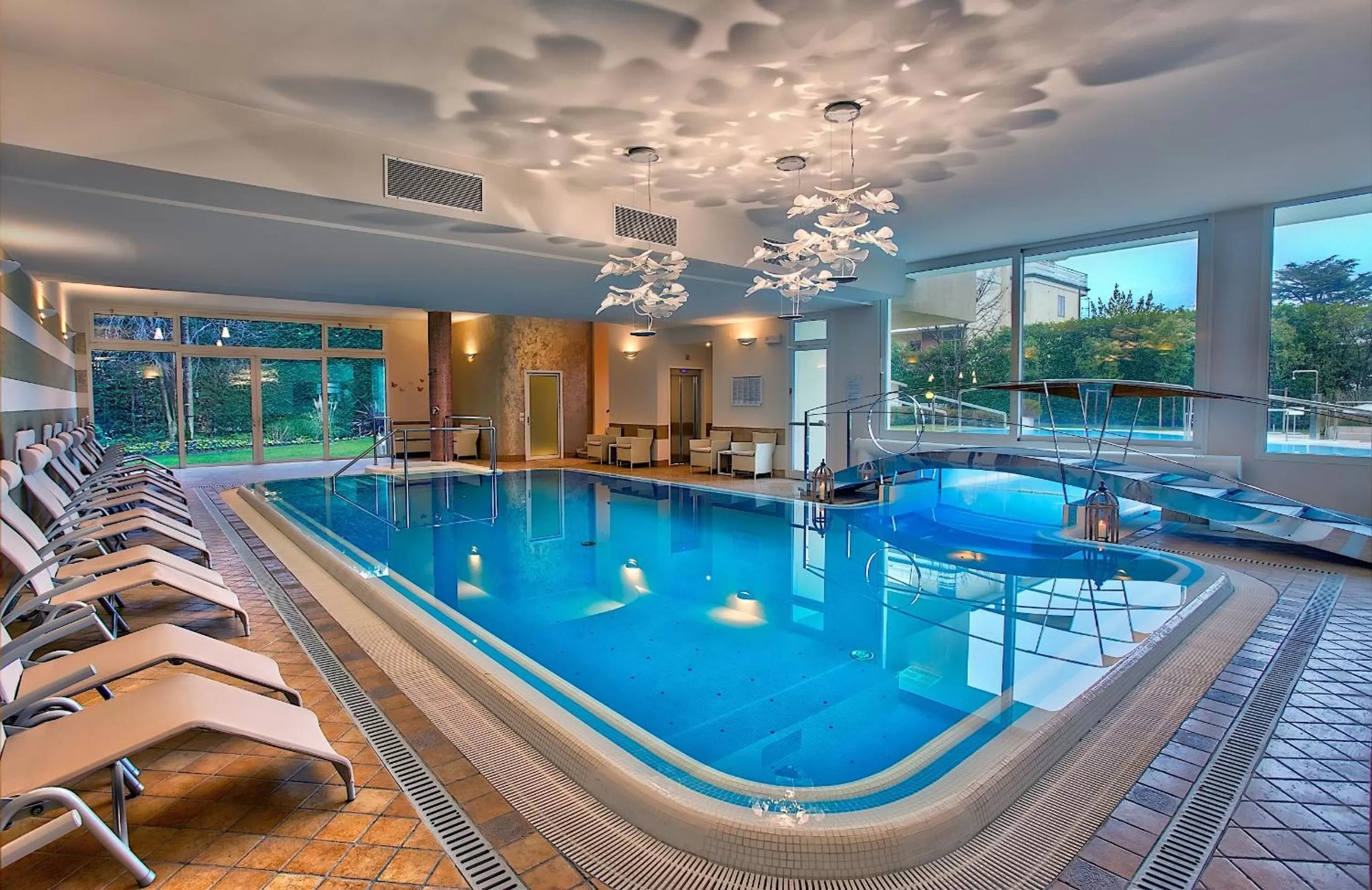 Swimming pool in Hotel Eliseo Terme