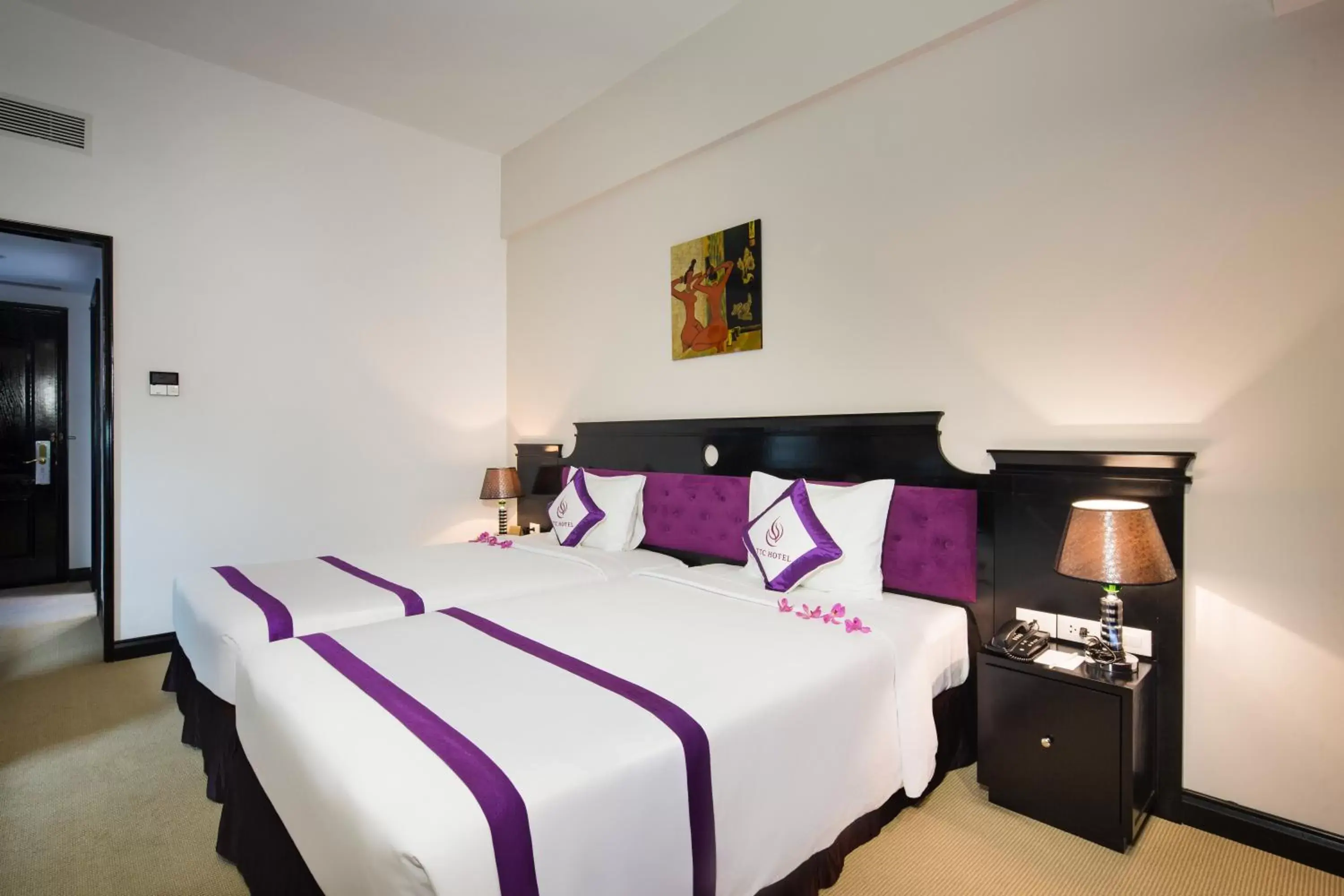 Deluxe Twin Room with City View in TTC Hotel Can Tho Deluxe Twin Room with City View in TTC Hotel Can Tho