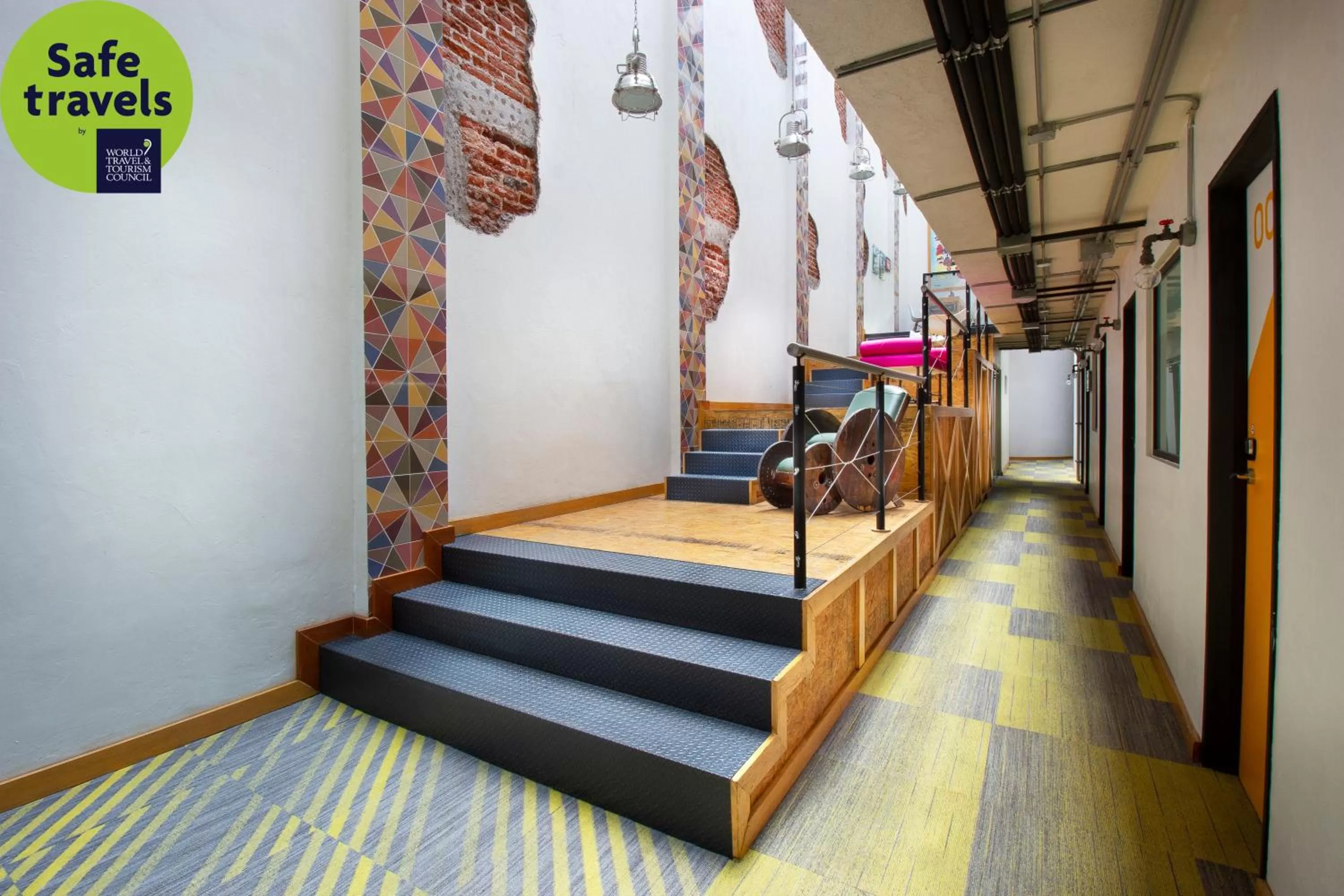 Patio in Hotel MX mas roma CDMX, Trademark Collection by Wyndham