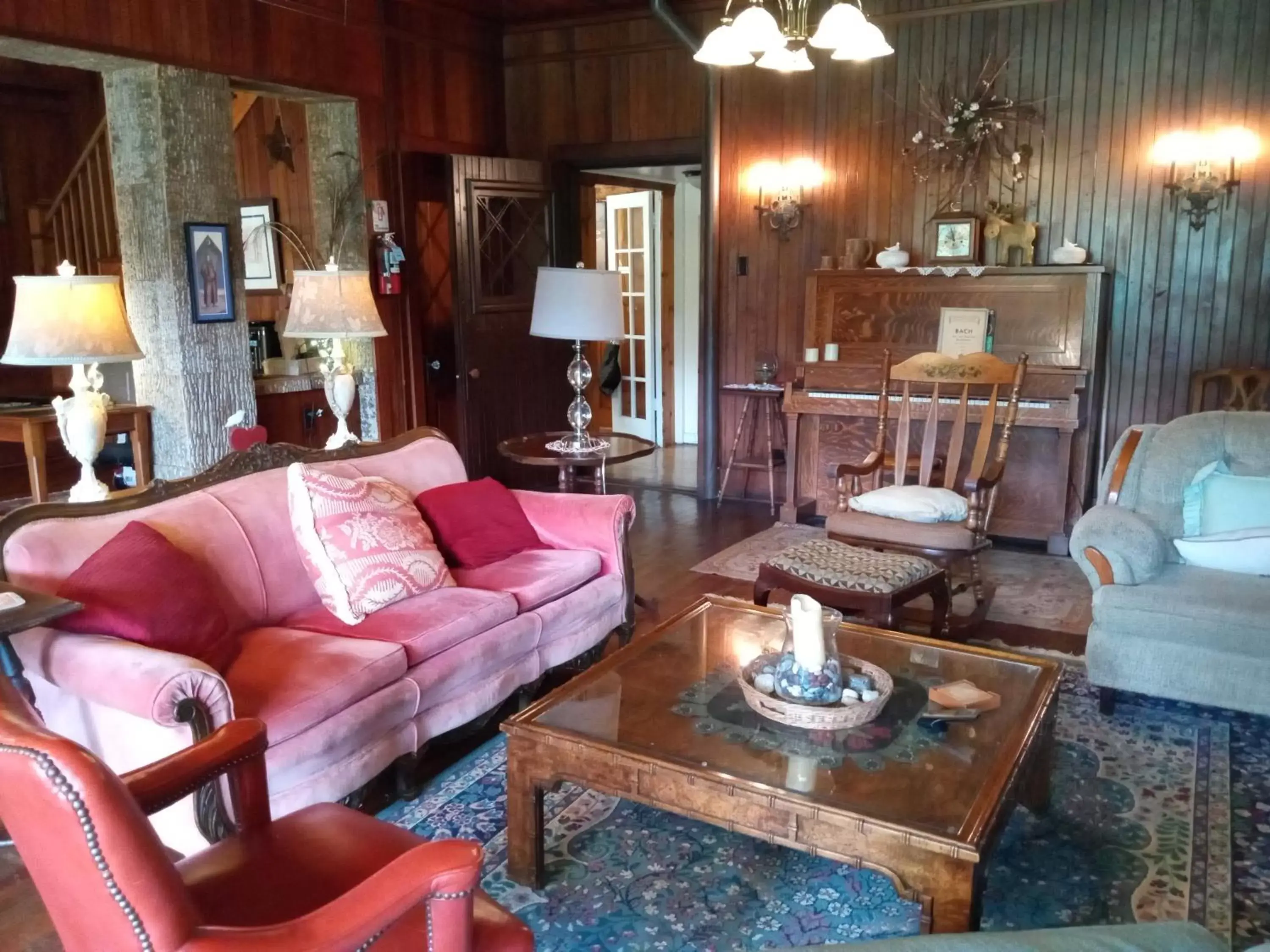 Seating Area in Laughing Heart Lodge