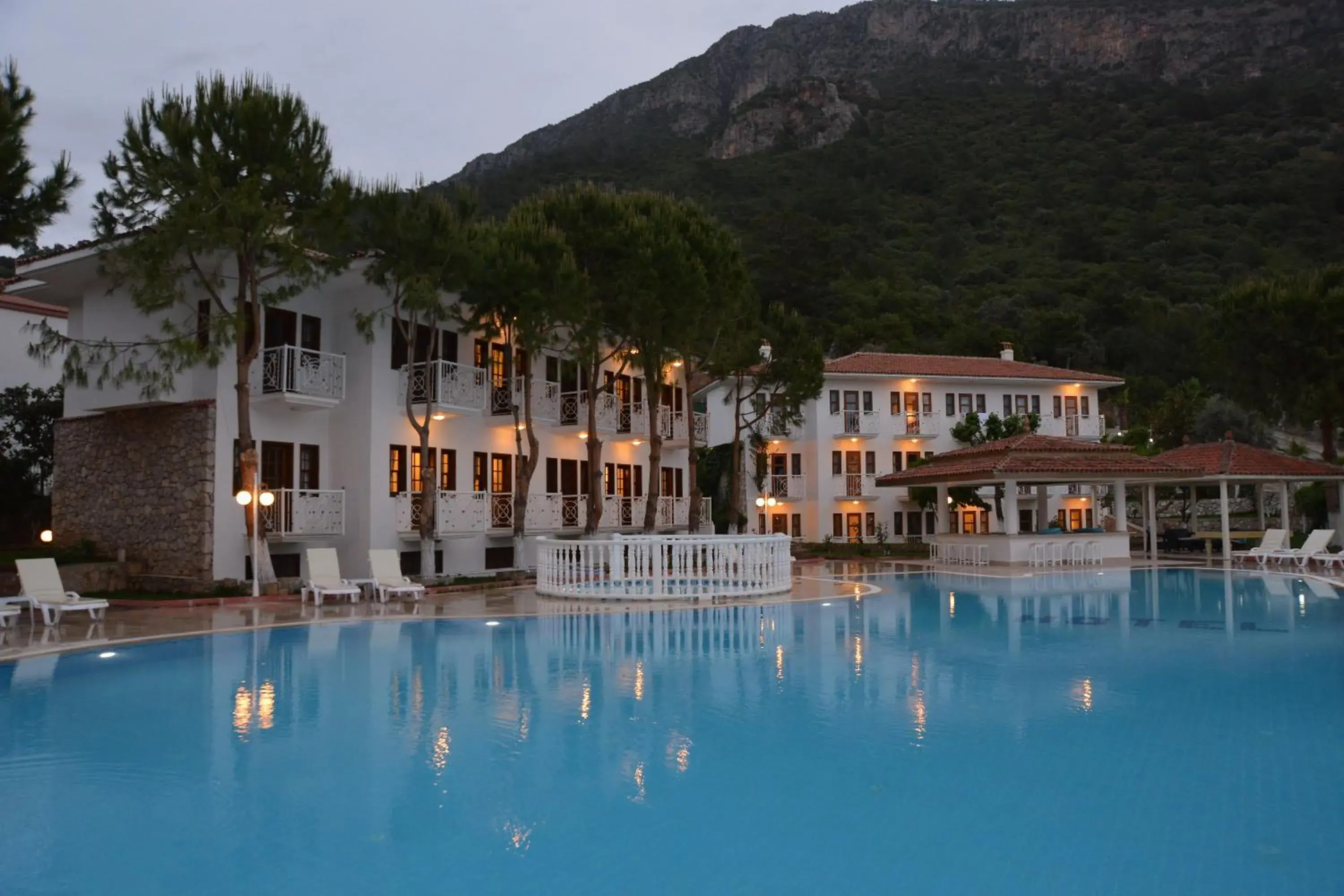 Swimming Pool in White Otel