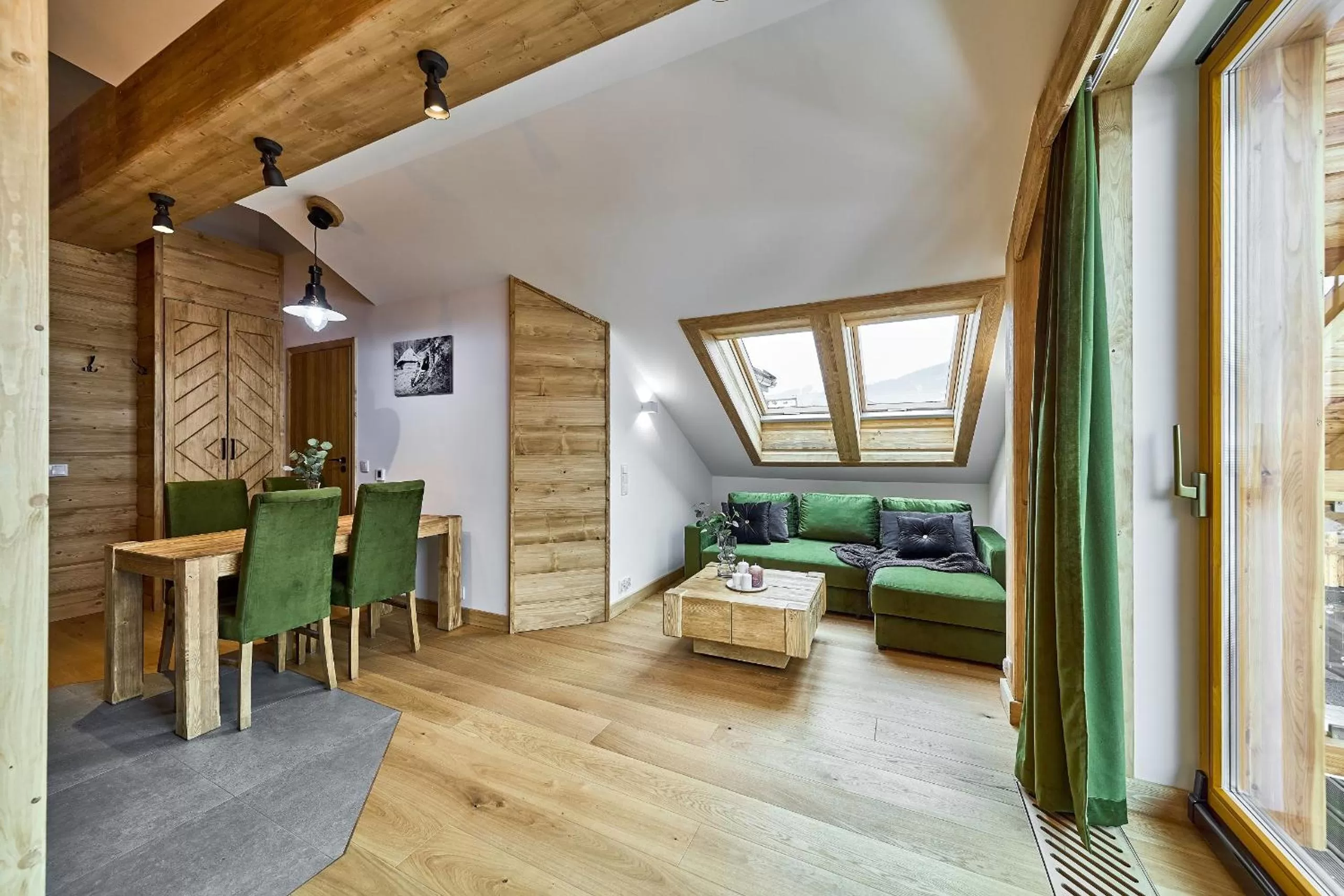 Living room in Aparthotel Giewont