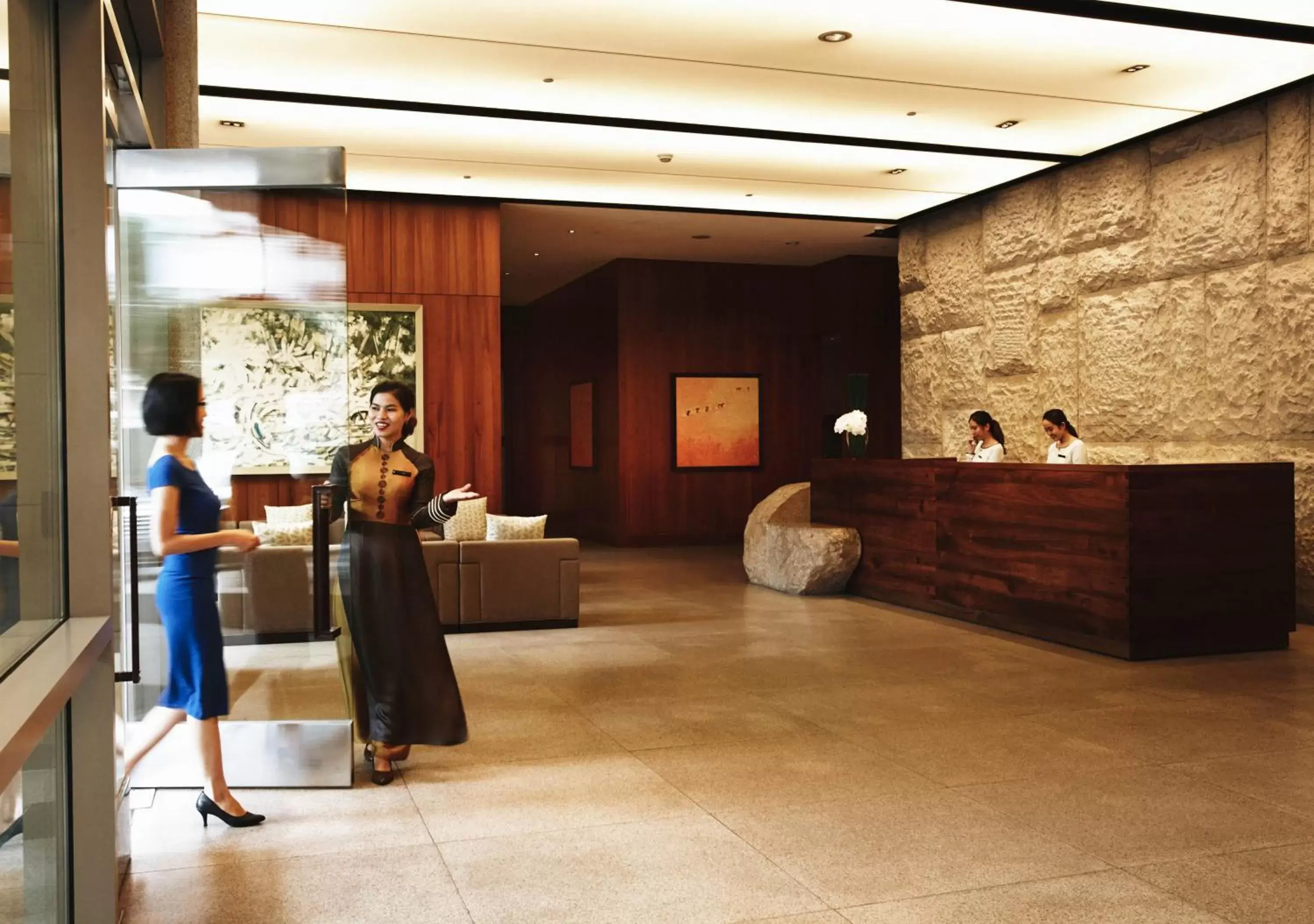 Lobby or reception, Lobby/Reception in InterContinental Residences Saigon, an IHG Hotel