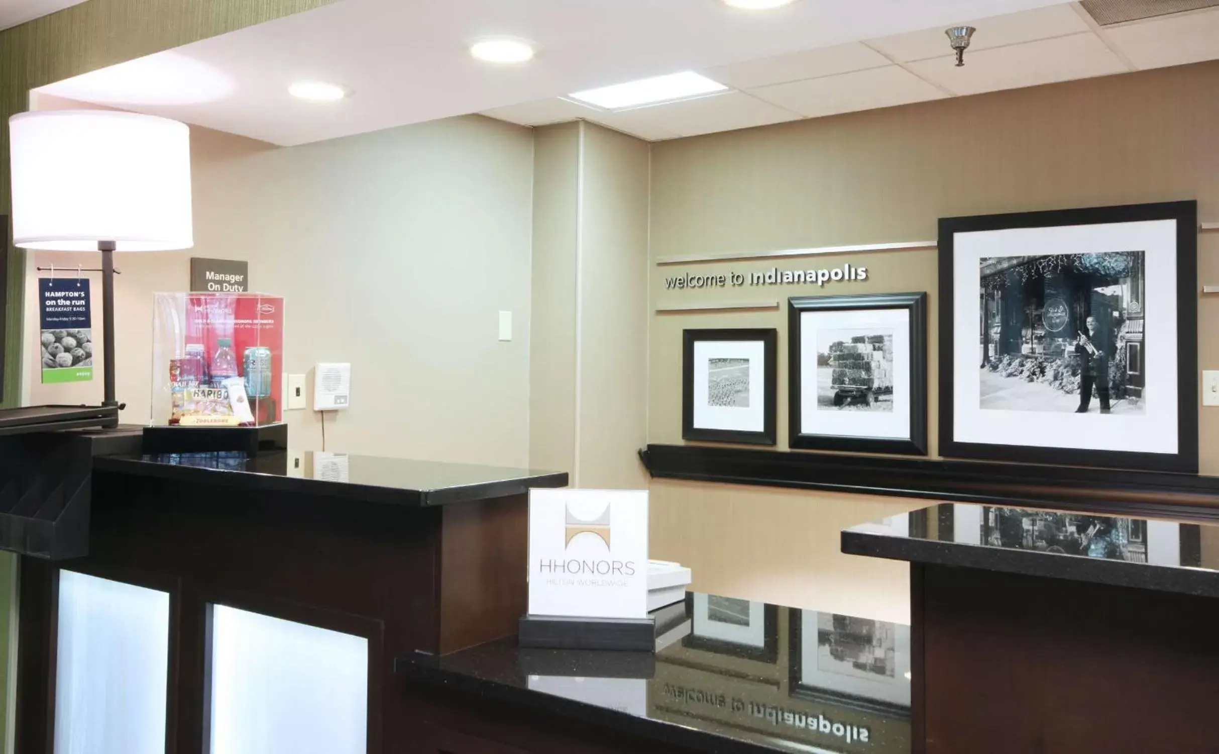 Lobby or reception, Lobby/Reception in Hampton Inn Indianapolis Northeast/Castleton