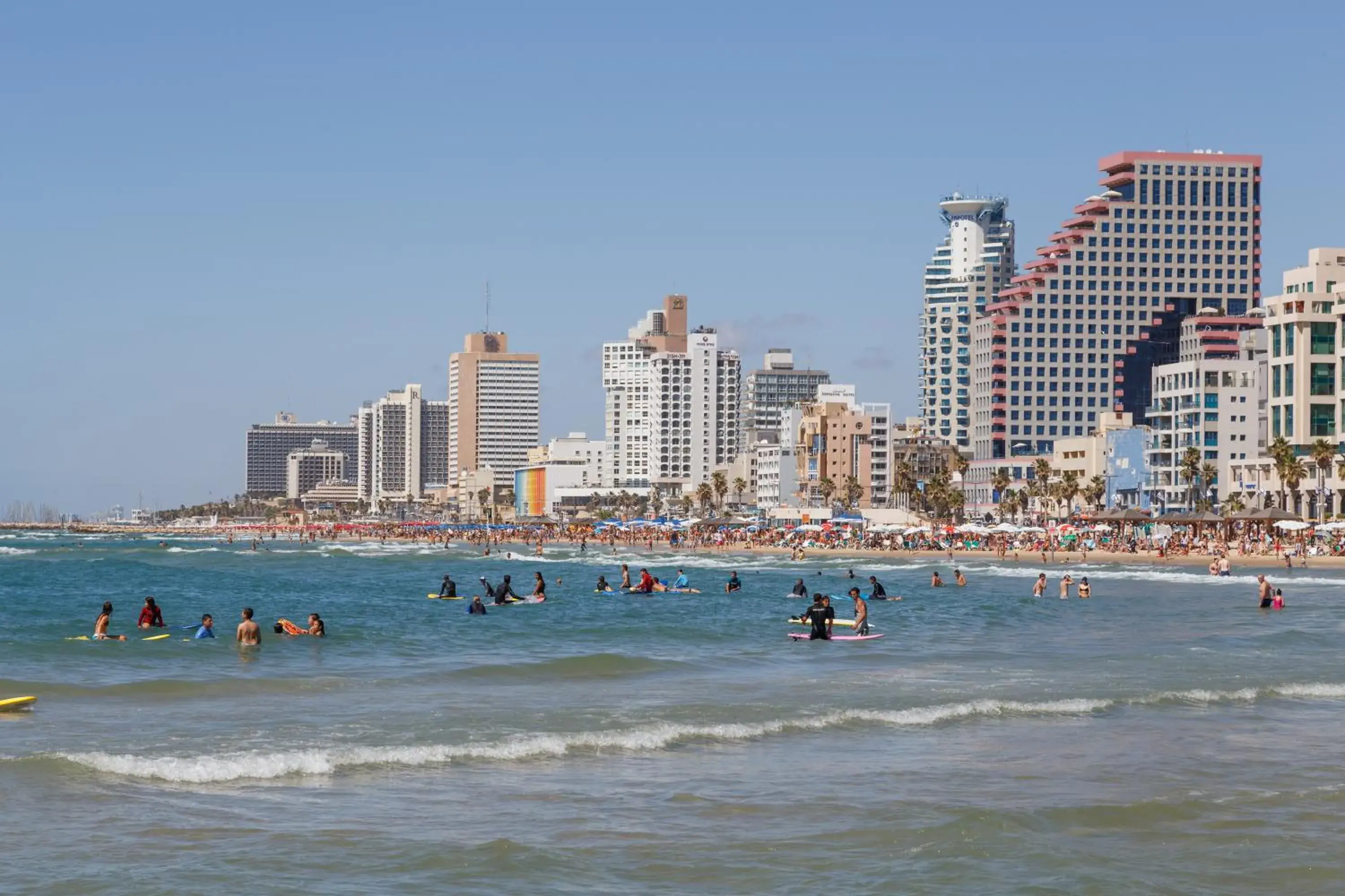 Summer, Beach in Miami Beach Hotel Tel Aviv