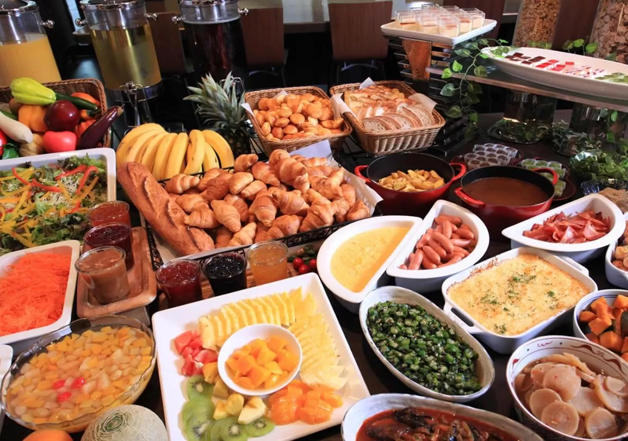 Buffet breakfast in Urban Hotel Kyoto