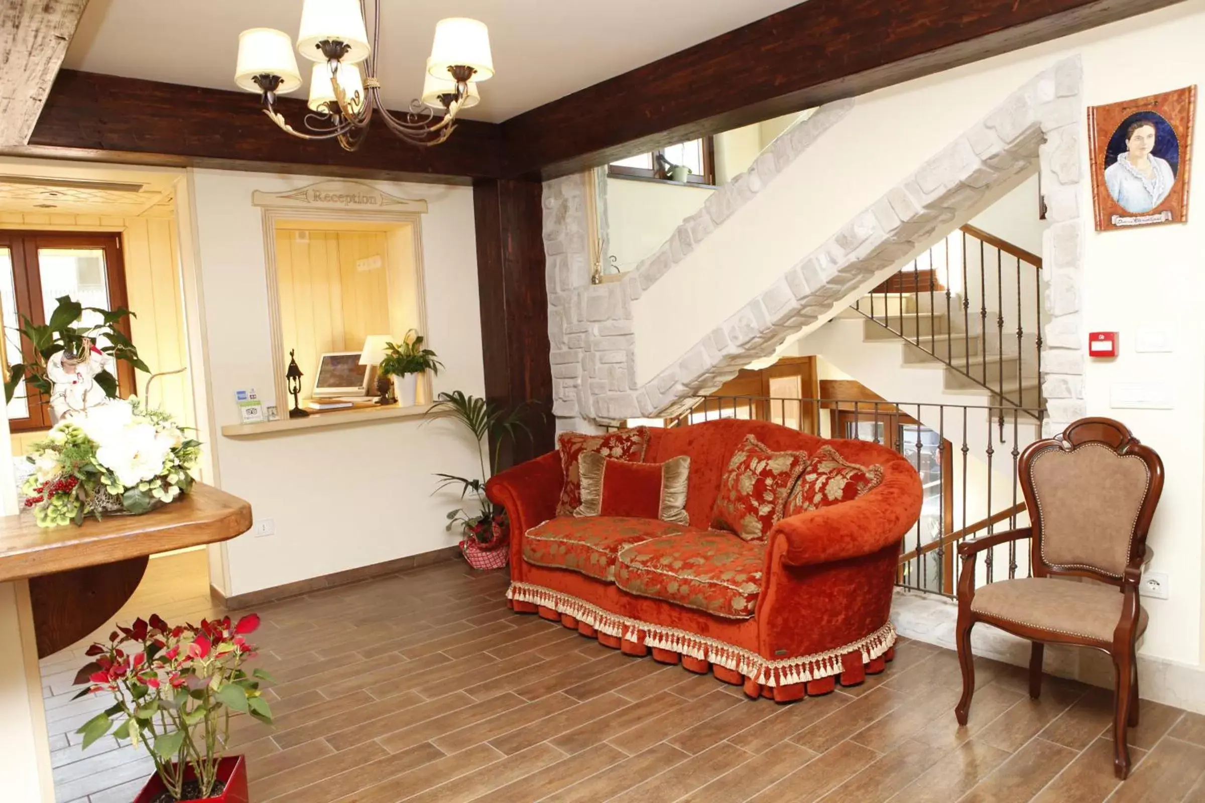 Lobby or reception, Seating Area in Hotel Villa Clementina