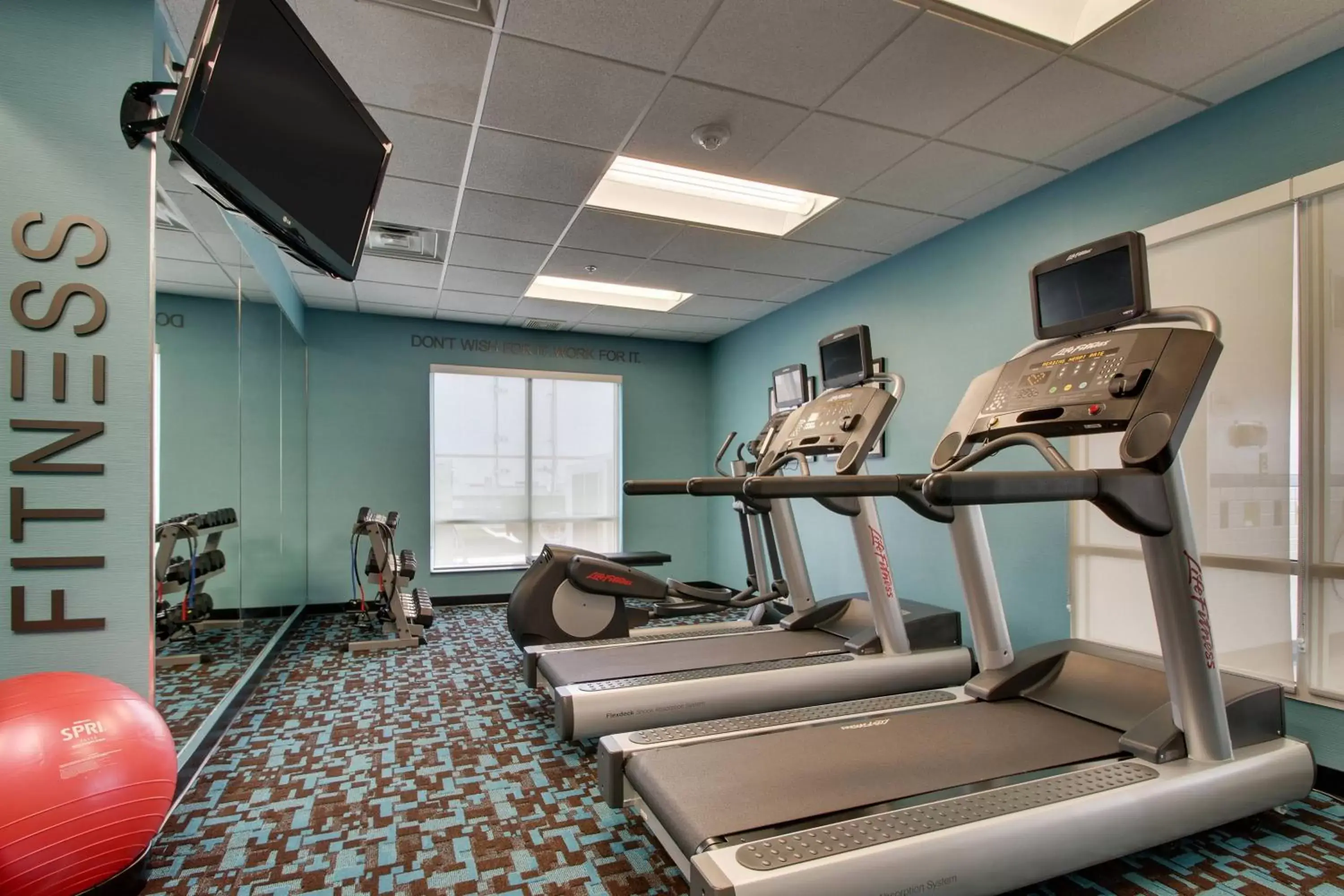 Fitness centre/facilities, Fitness Center/Facilities in Fairfield Inn & Suites by Marriott Ottawa Starved Rock Area