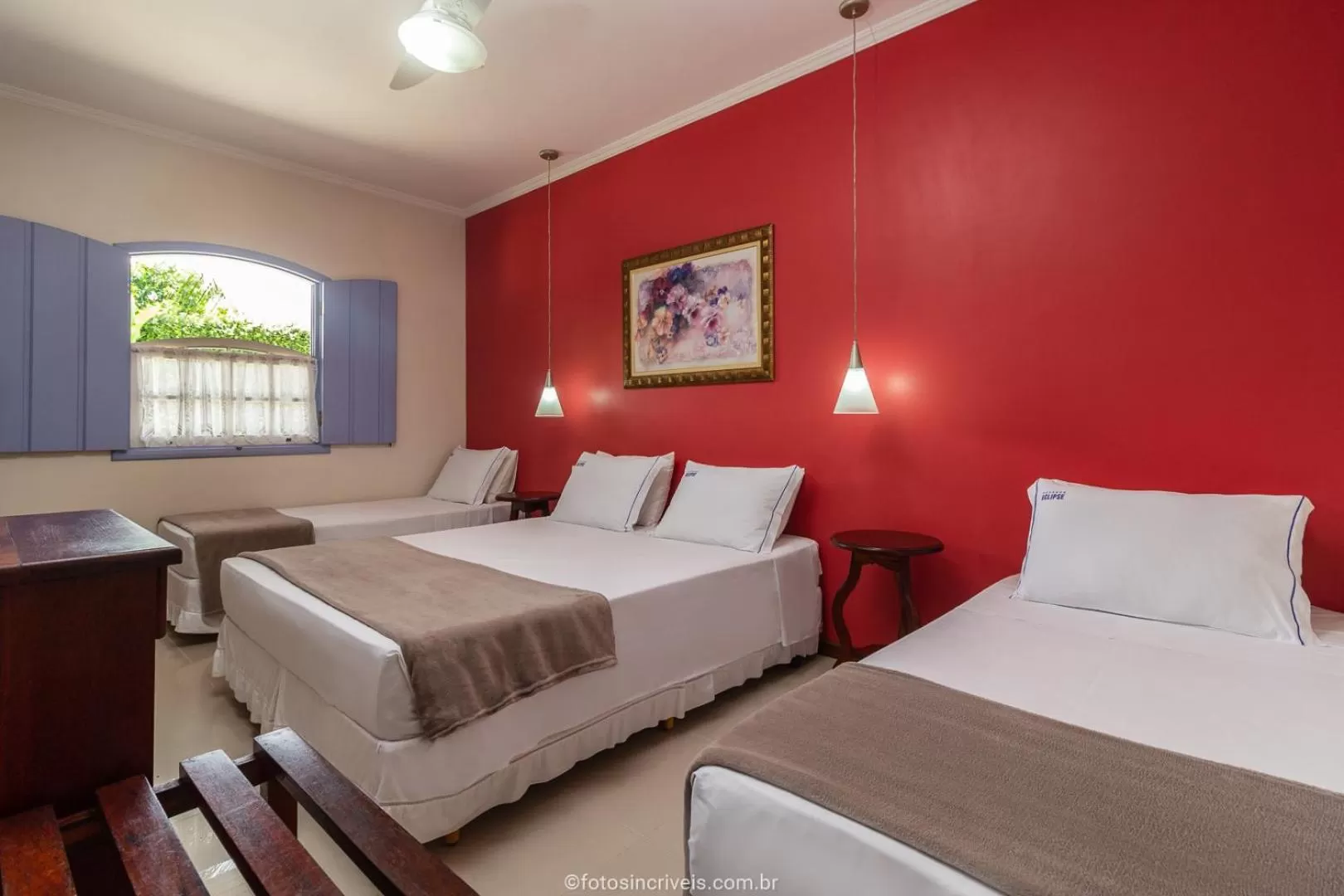 Photo of the whole room, Bed in Pousada Eclipse Paraty