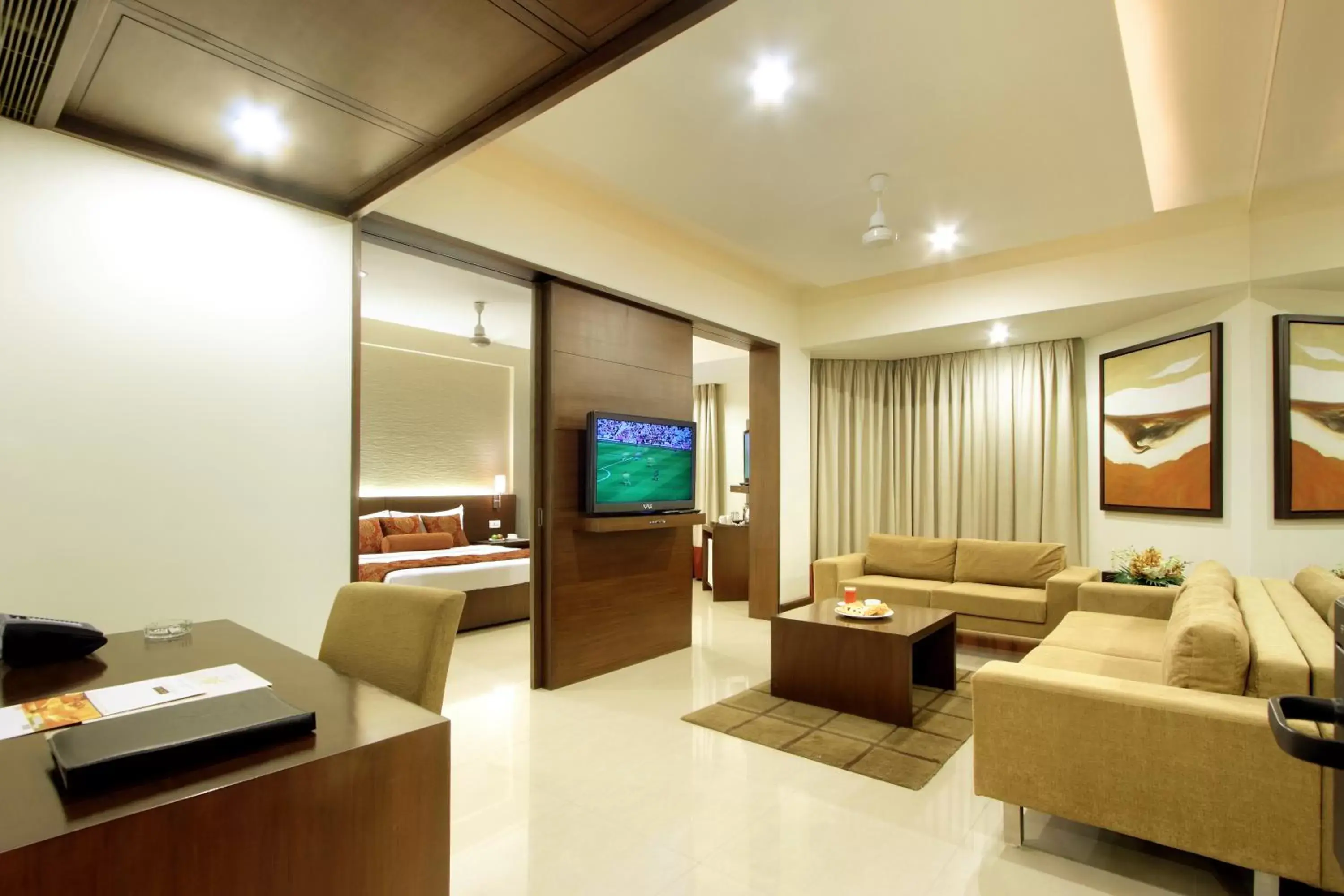 Photo of the whole room, Seating Area in Hotel Express Residency Vadodara