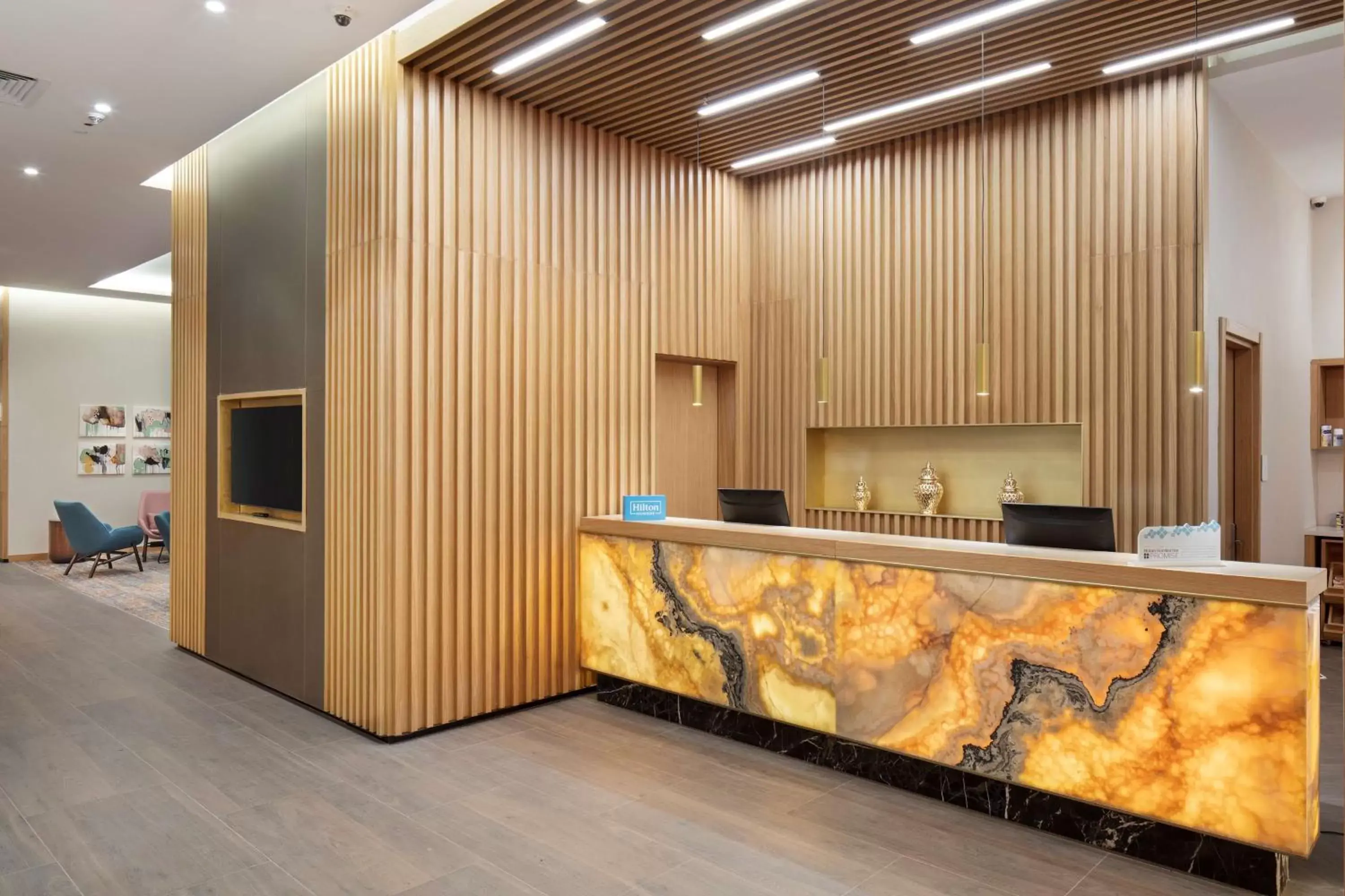 Lobby or reception in Hilton Garden Inn Erzurum Lobby or reception in Hilton Garden Inn Erzurum