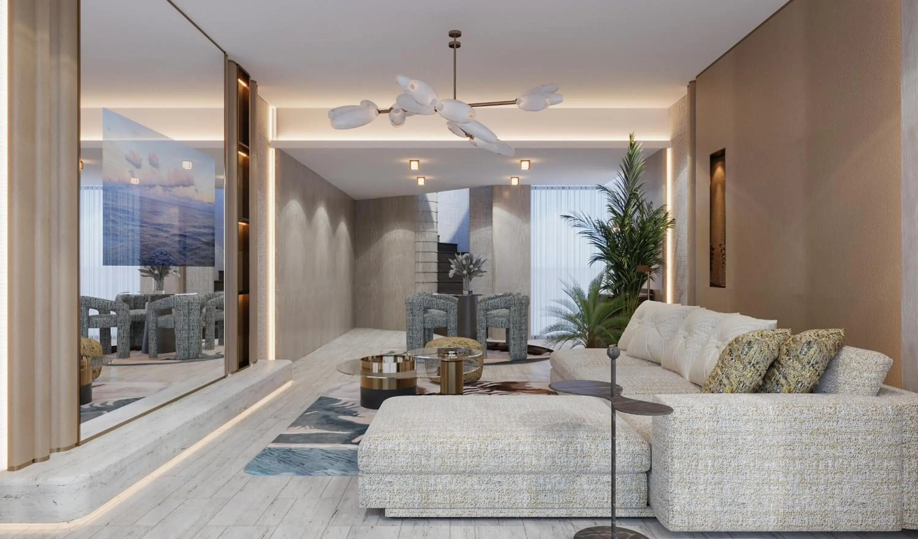 Living room in Gloria Serenity Resort