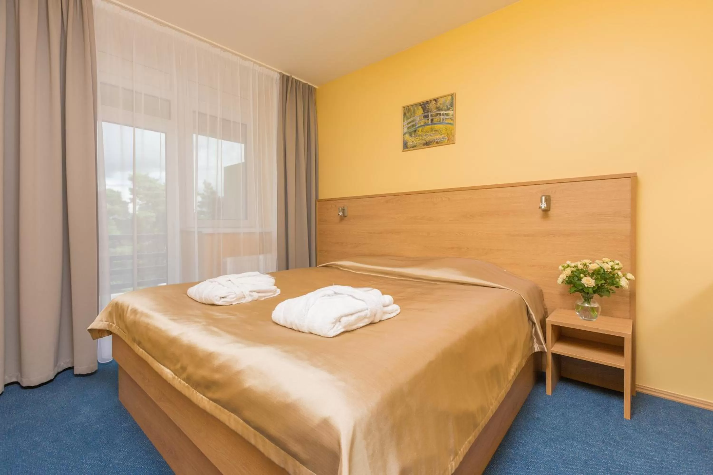 Bed in Daina Jurmala Beach Hotel