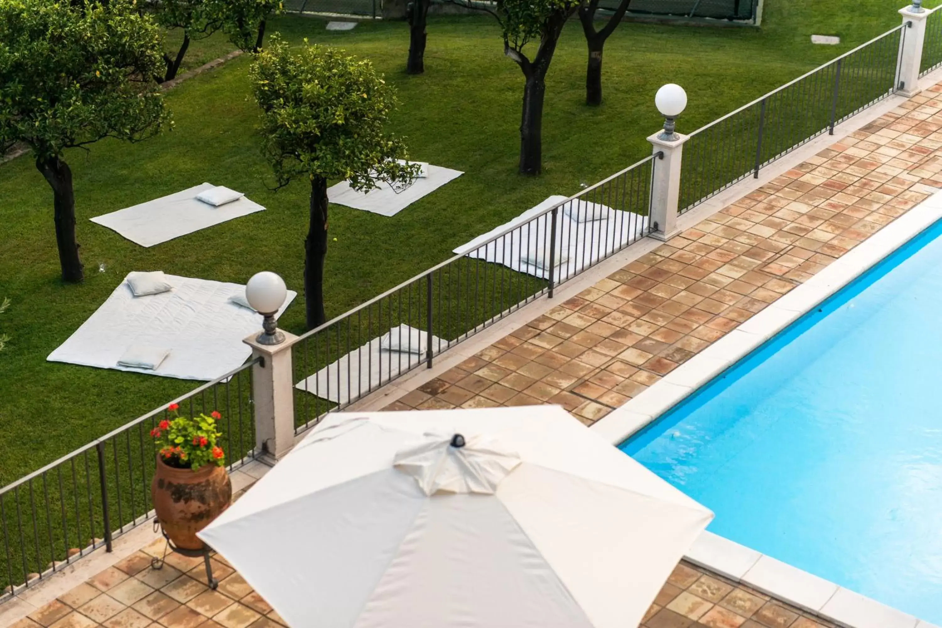 Garden, Pool View in Villa Pulejo