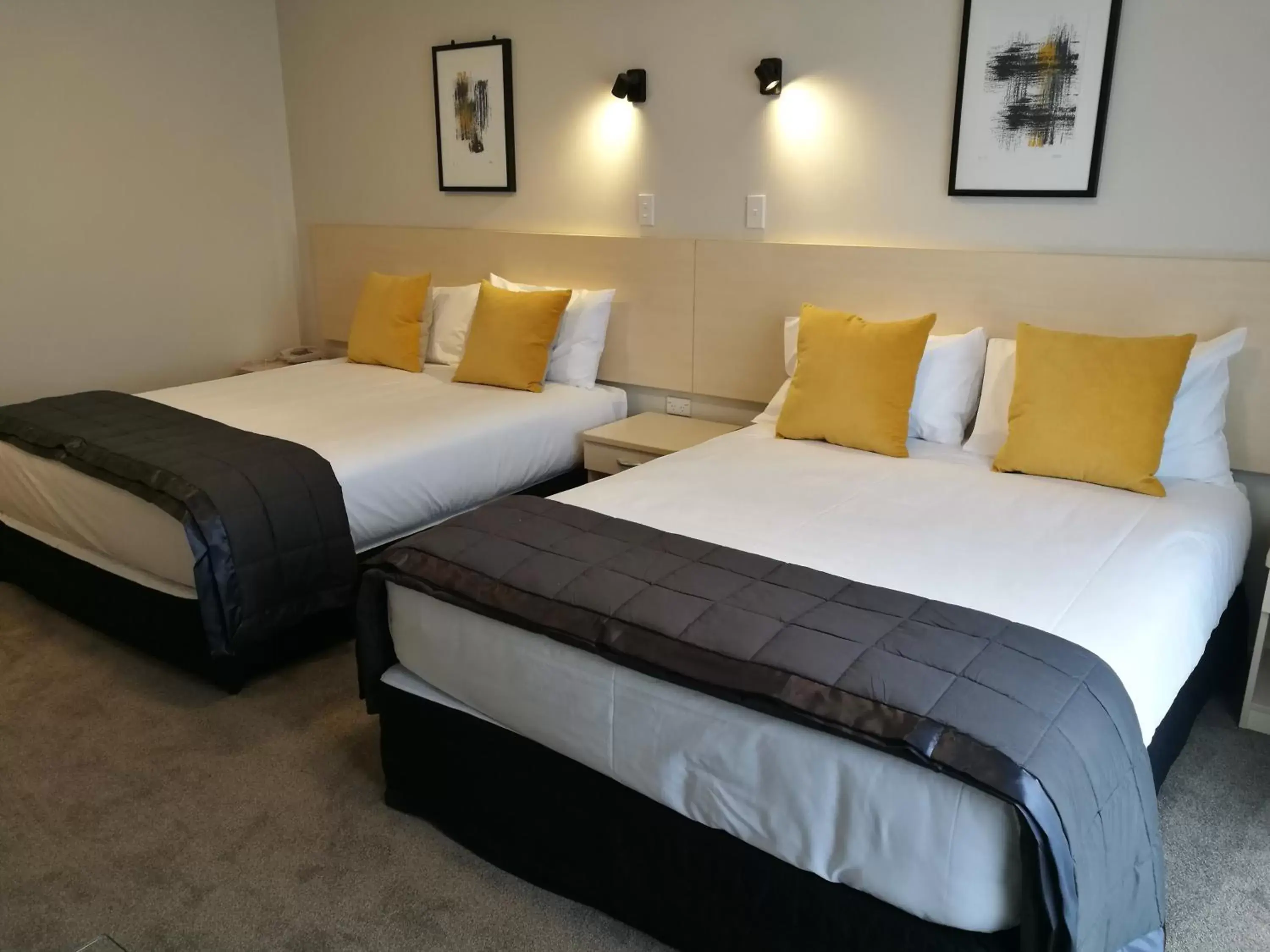 Bed in The Victoria Hotel Dunedin