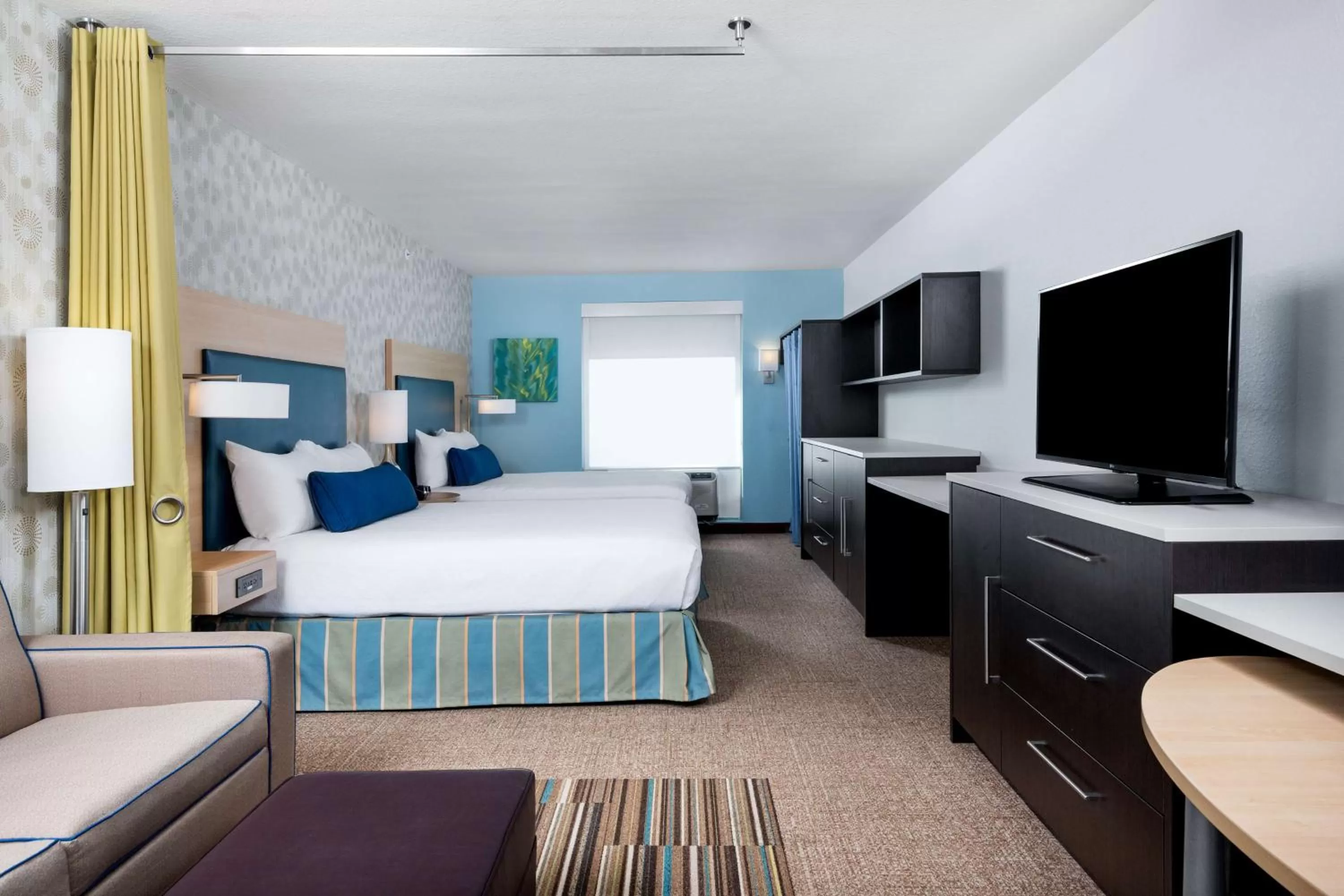 Bedroom, Bed in Home2 Suites By Hilton Ft. Lauderdale Airport-Cruise Port