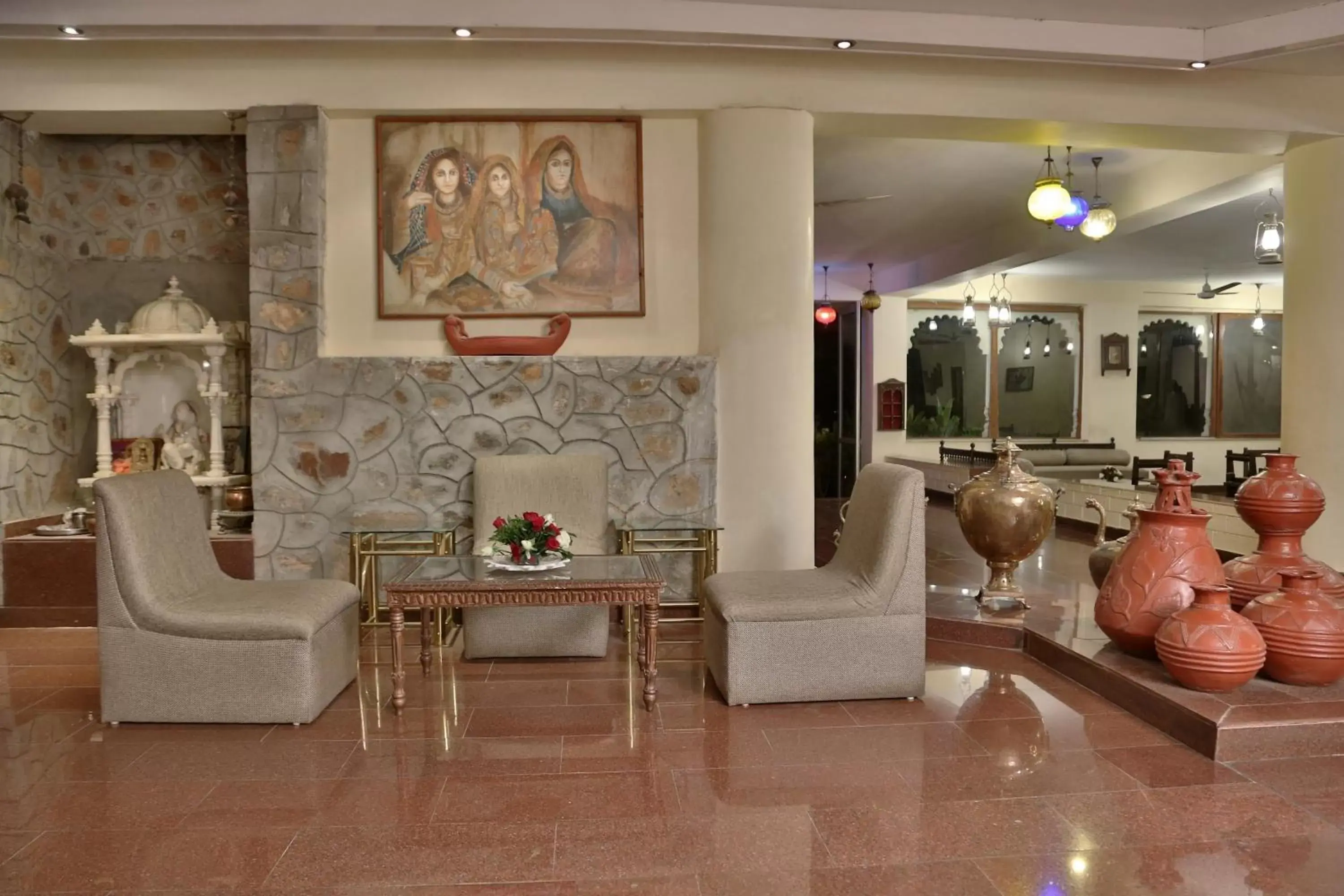 Property building in Jaisamand Island Resort Property building in Jaisamand Island Resort