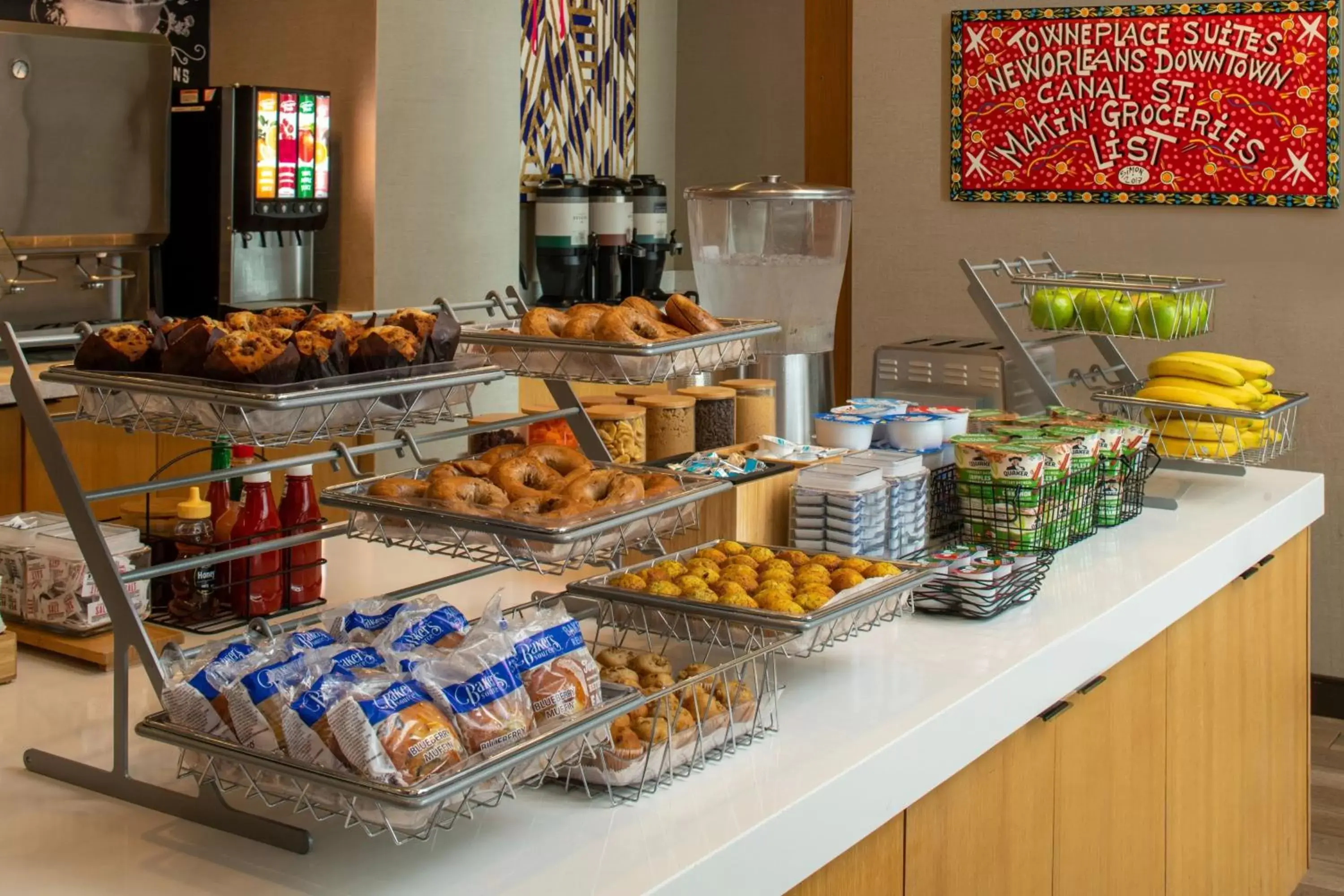 Breakfast, Food in SpringHill Suites by Marriott New Orleans Downtown/Canal Street
