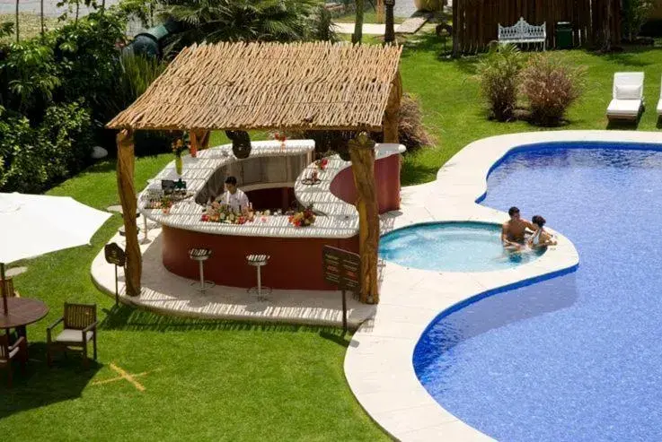 Swimming pool, Pool View in El Chante Spa Hotel