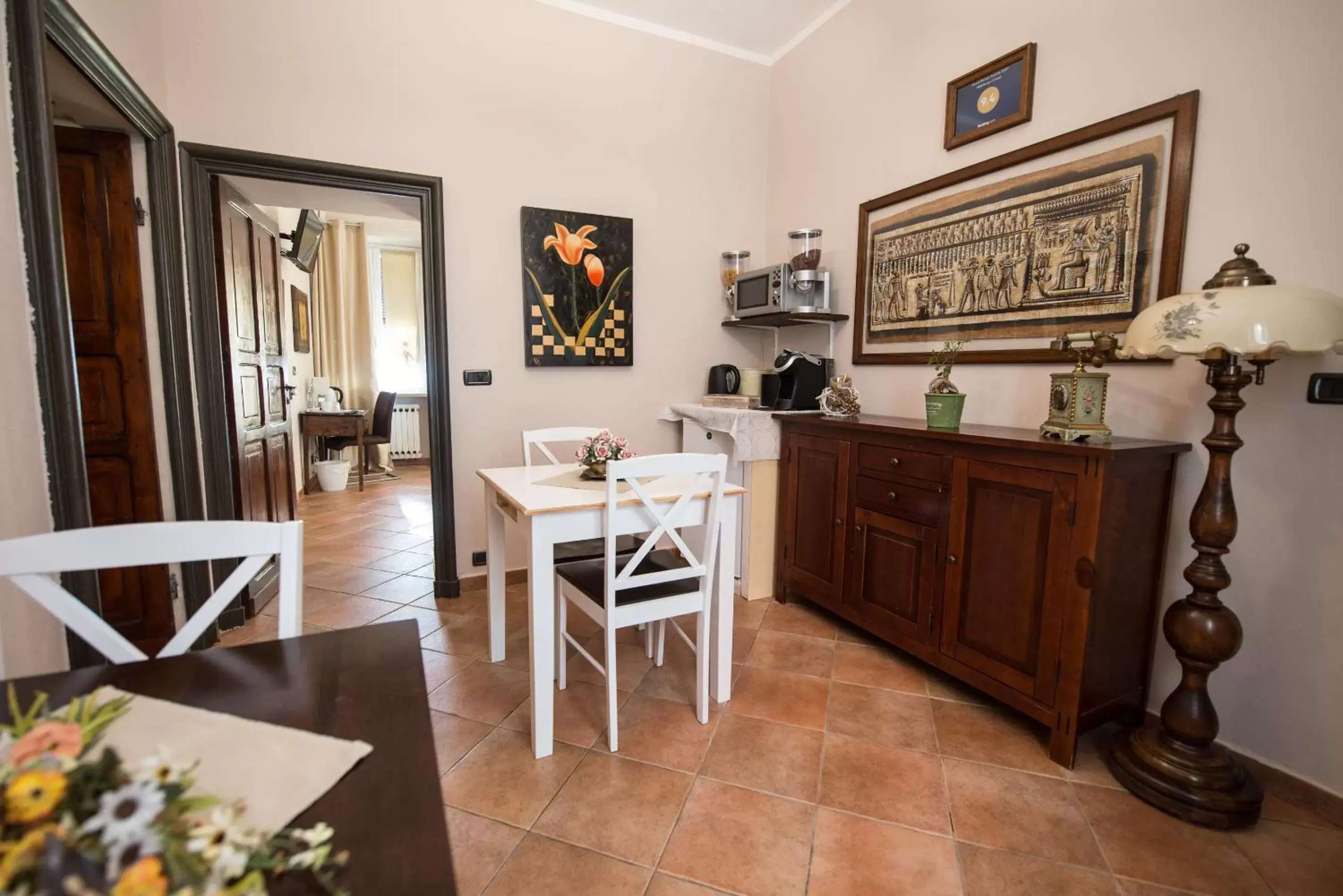 Food close-up, Dining Area in B&B Borgo Cortese