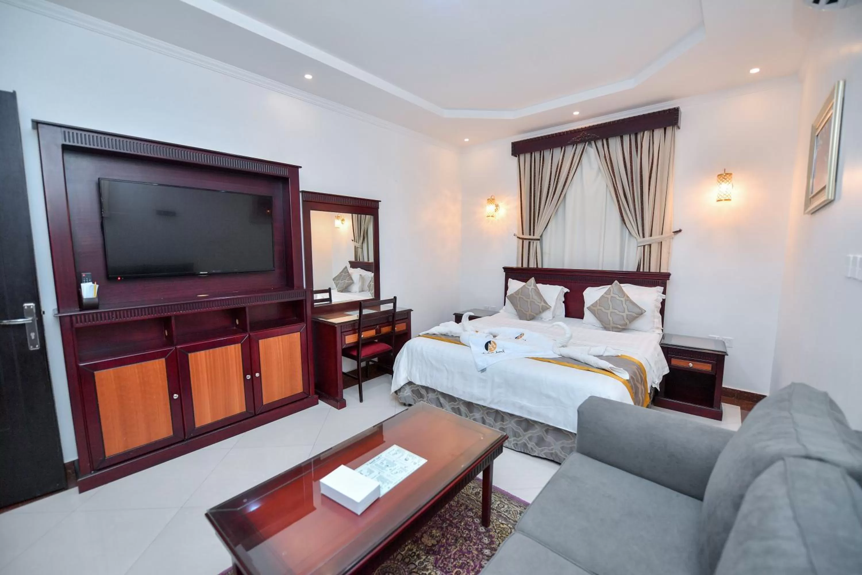 Bed in Aseel Alsharq Serviced Apartments - اقتصادي