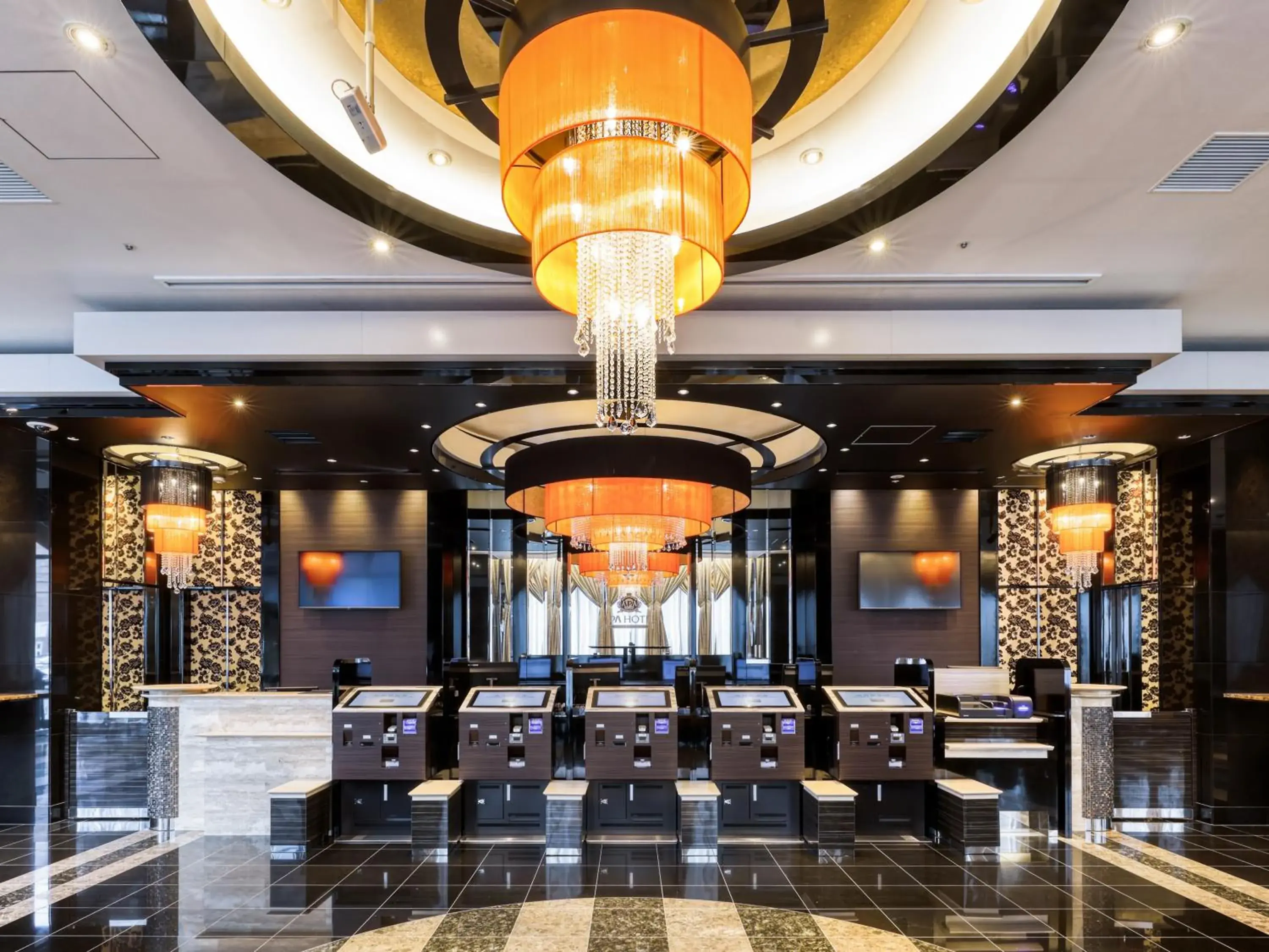 Lobby or reception in APA Hotel Hiroshima Ekimae Ohashi Lobby or reception in APA Hotel Hiroshima Ekimae Ohashi