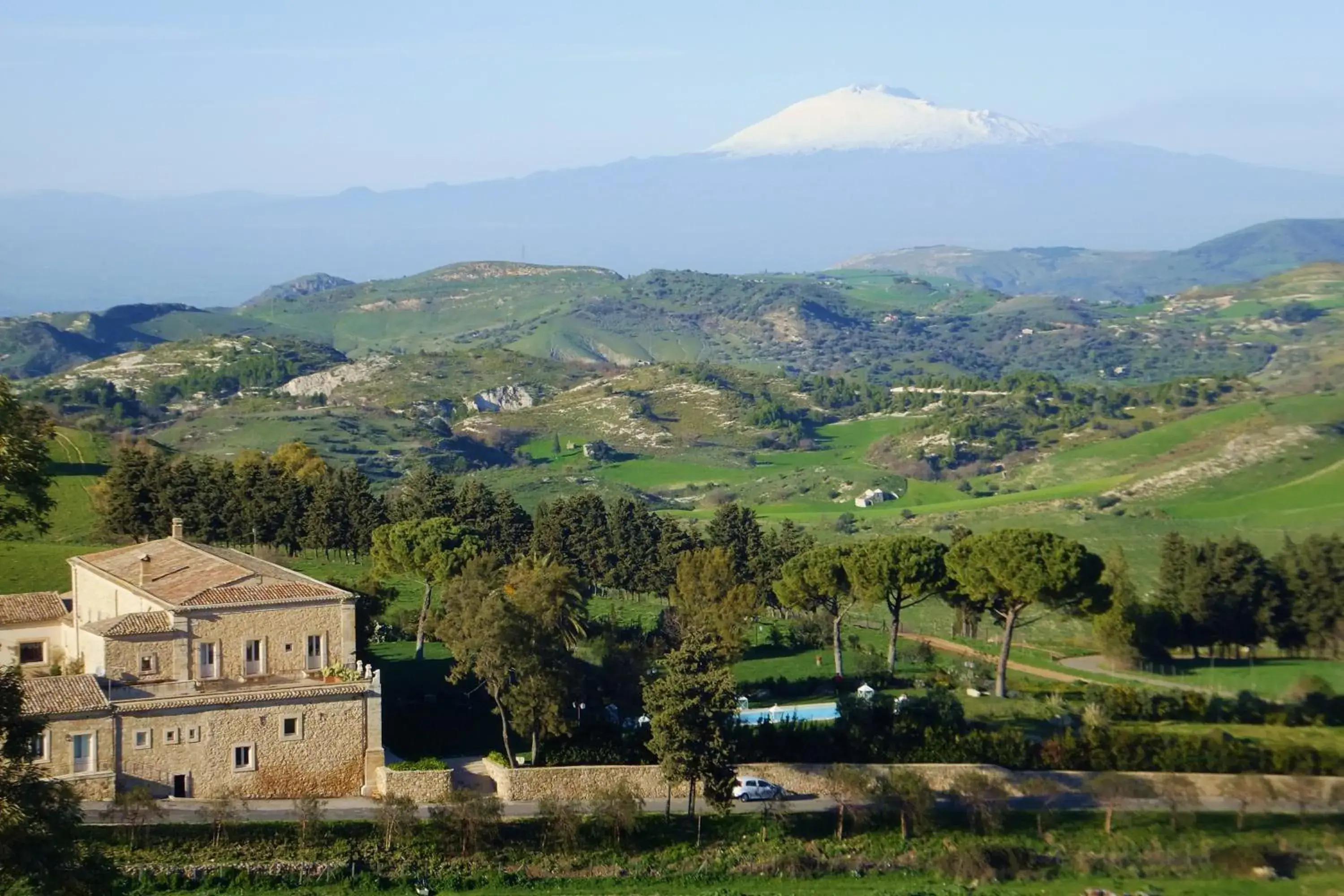 Natural landscape, Mountain View in Castello Camemi