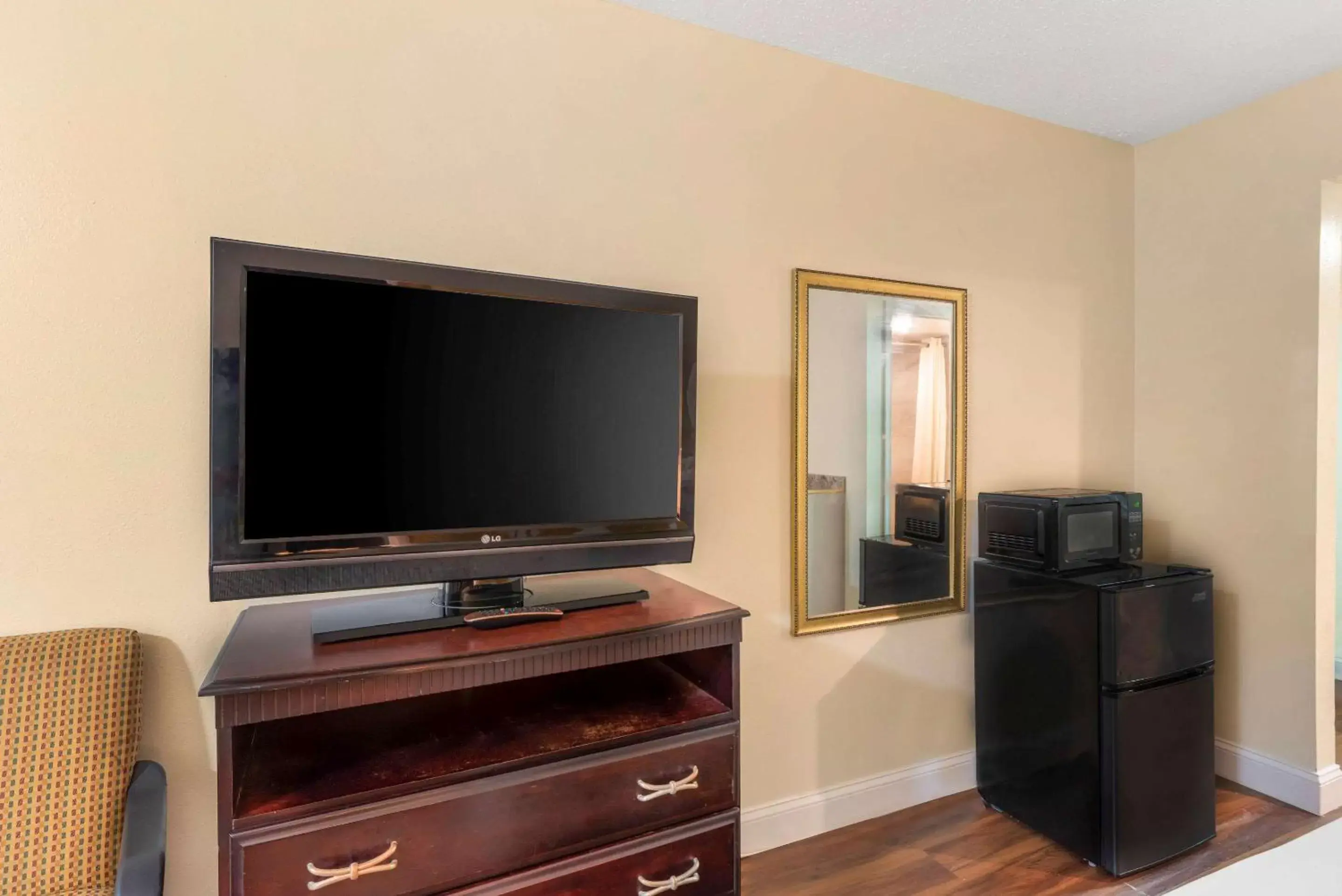 Bedroom, TV/Entertainment Center in Rodeway Inn Colonial Heights I-95