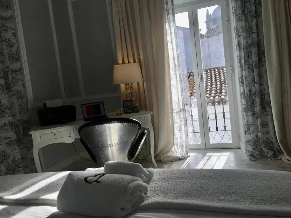 View (from property/room), Bed in Palacete Encanto Maior