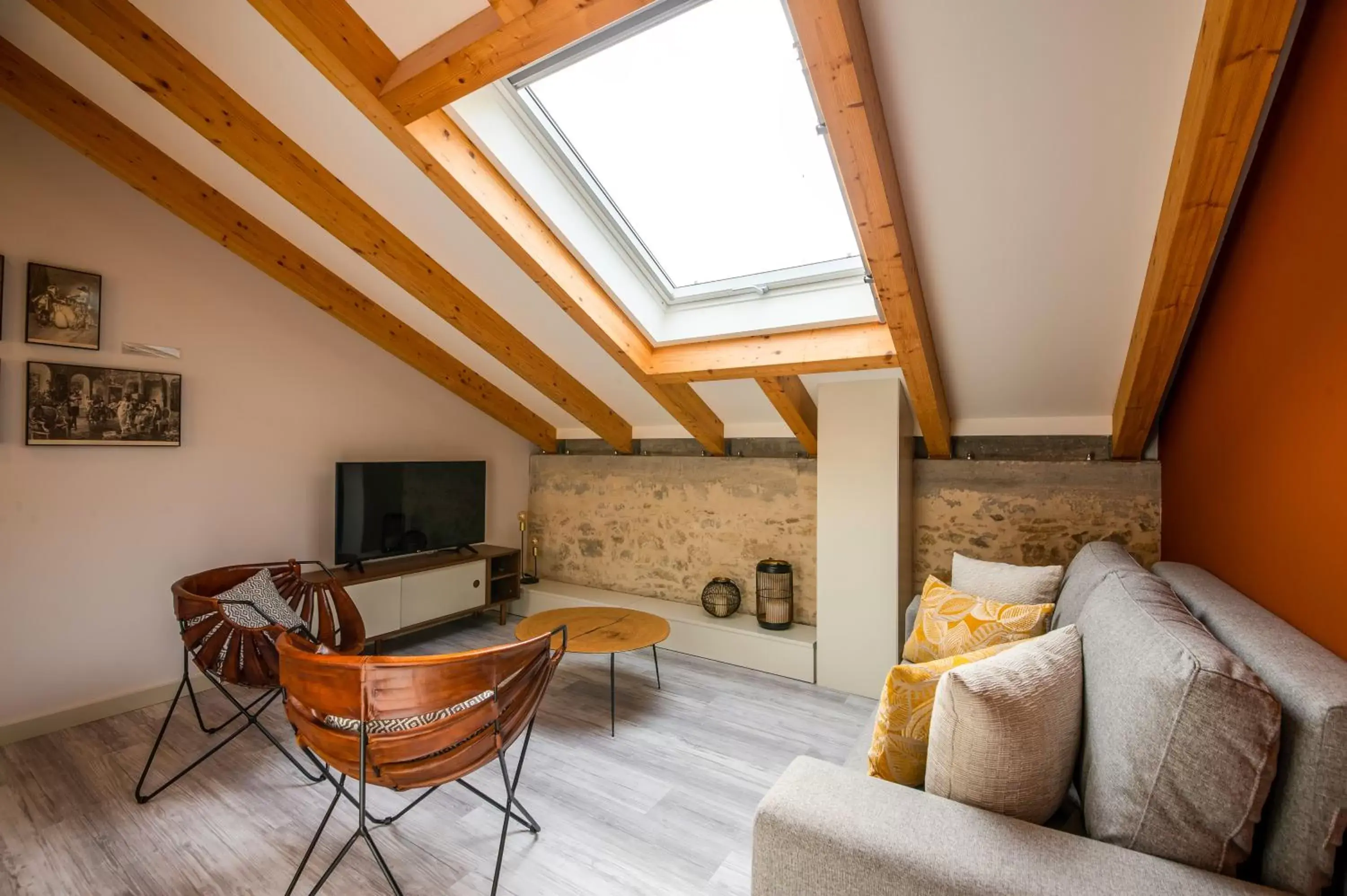 Living room in Bacharéis Charming House Living room in Bacharéis Charming House