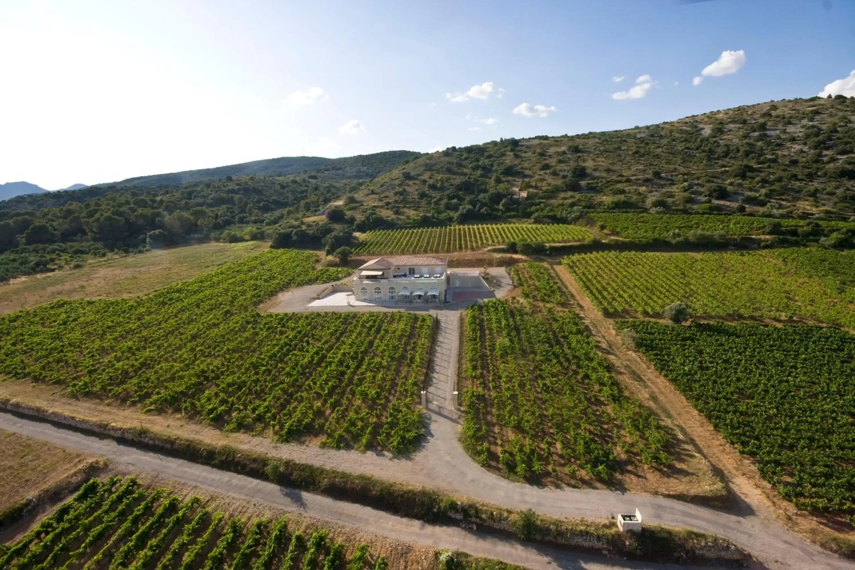 Day, Bird's-eye View in Château de Valloubière