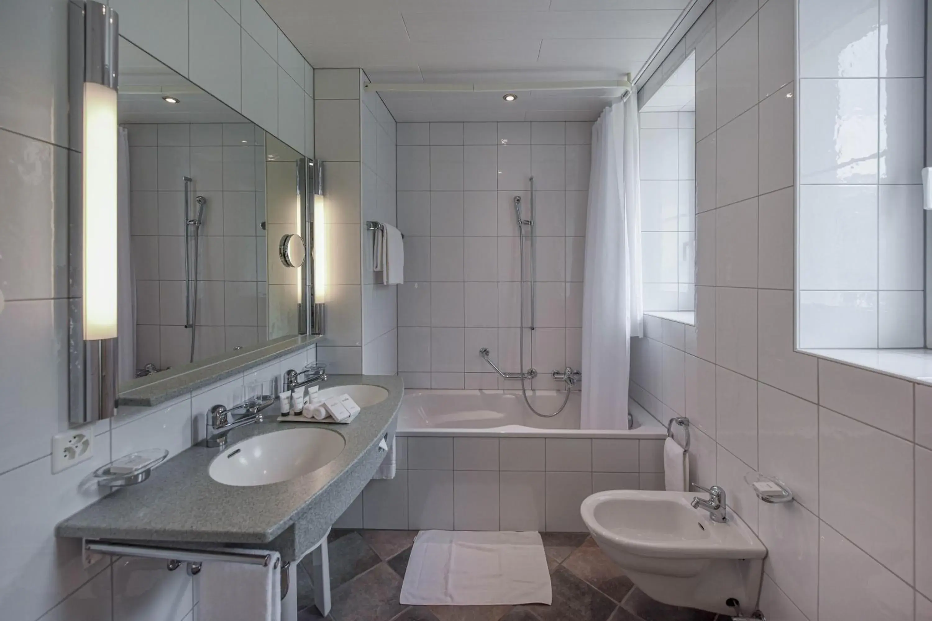 Bathroom in Cresta Palace Celerina