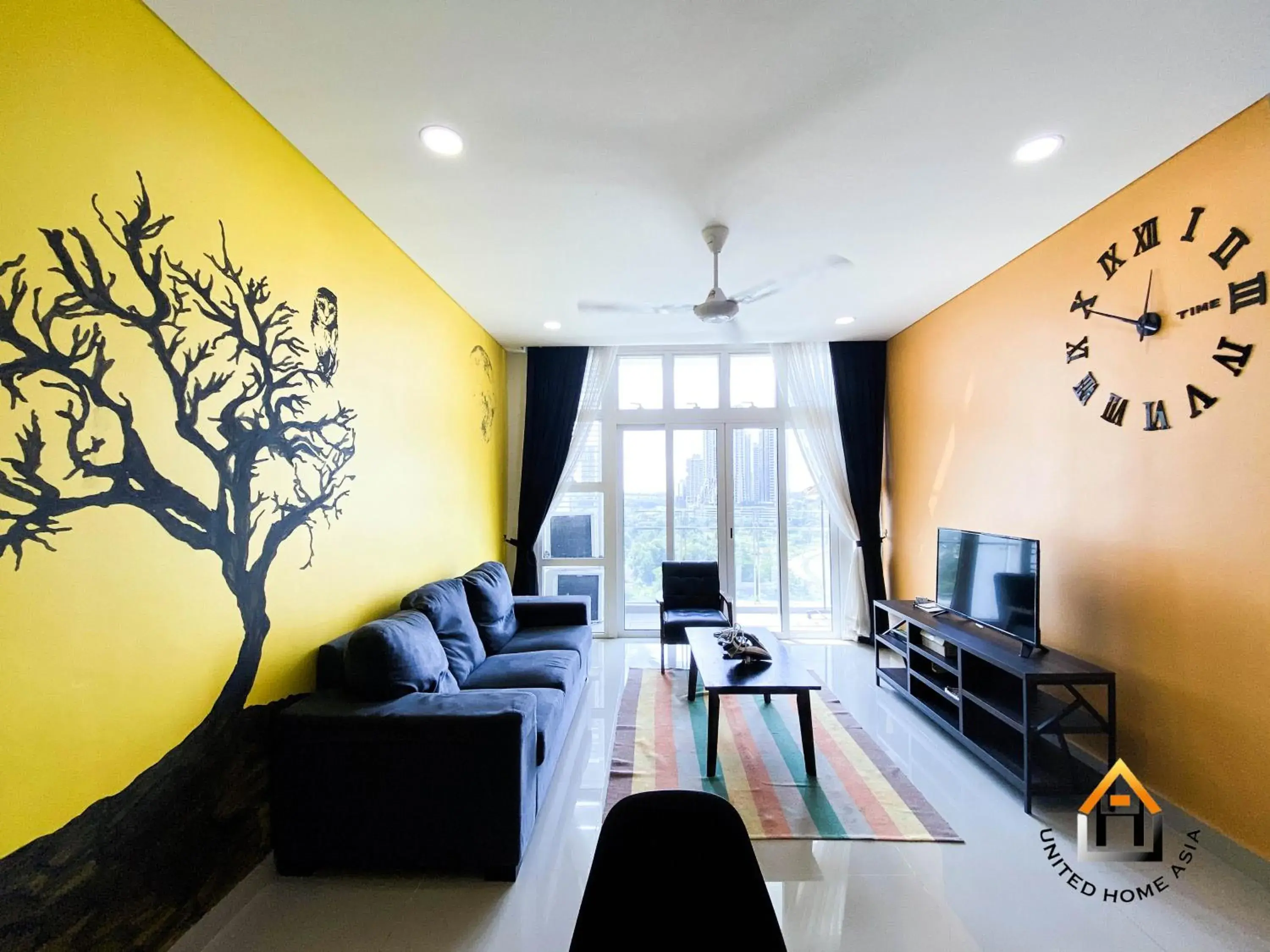 Living room in Holi 1Medini Themed Suites