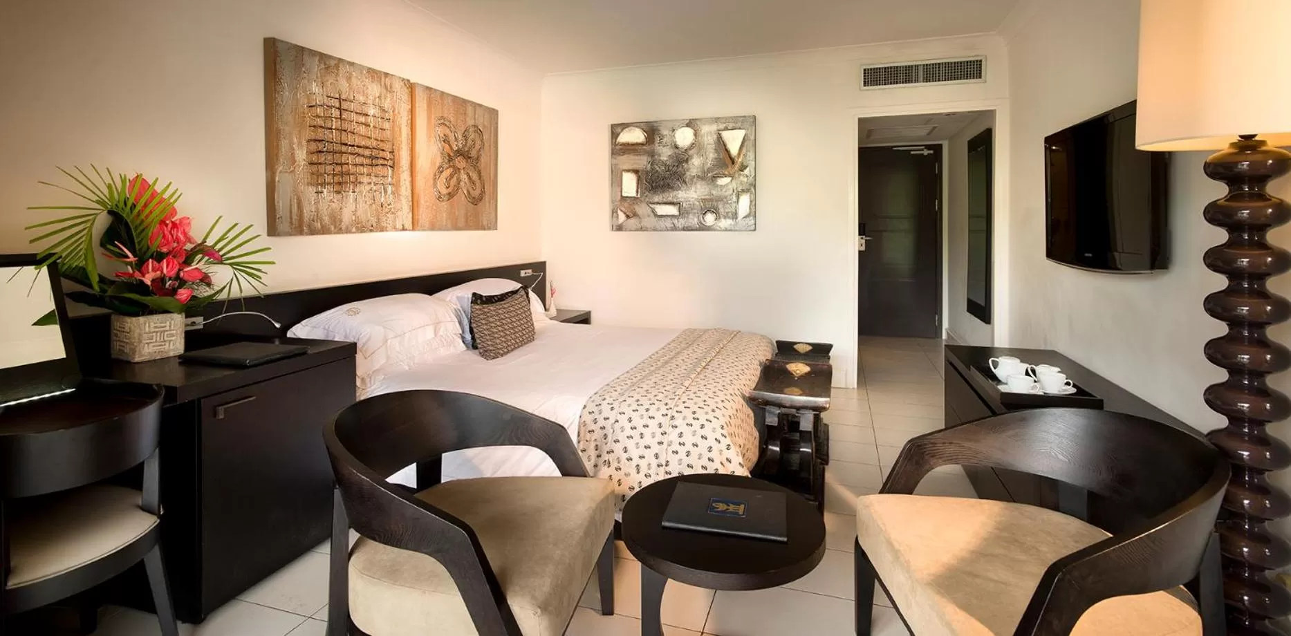 Bed in Labadi Beach Hotel