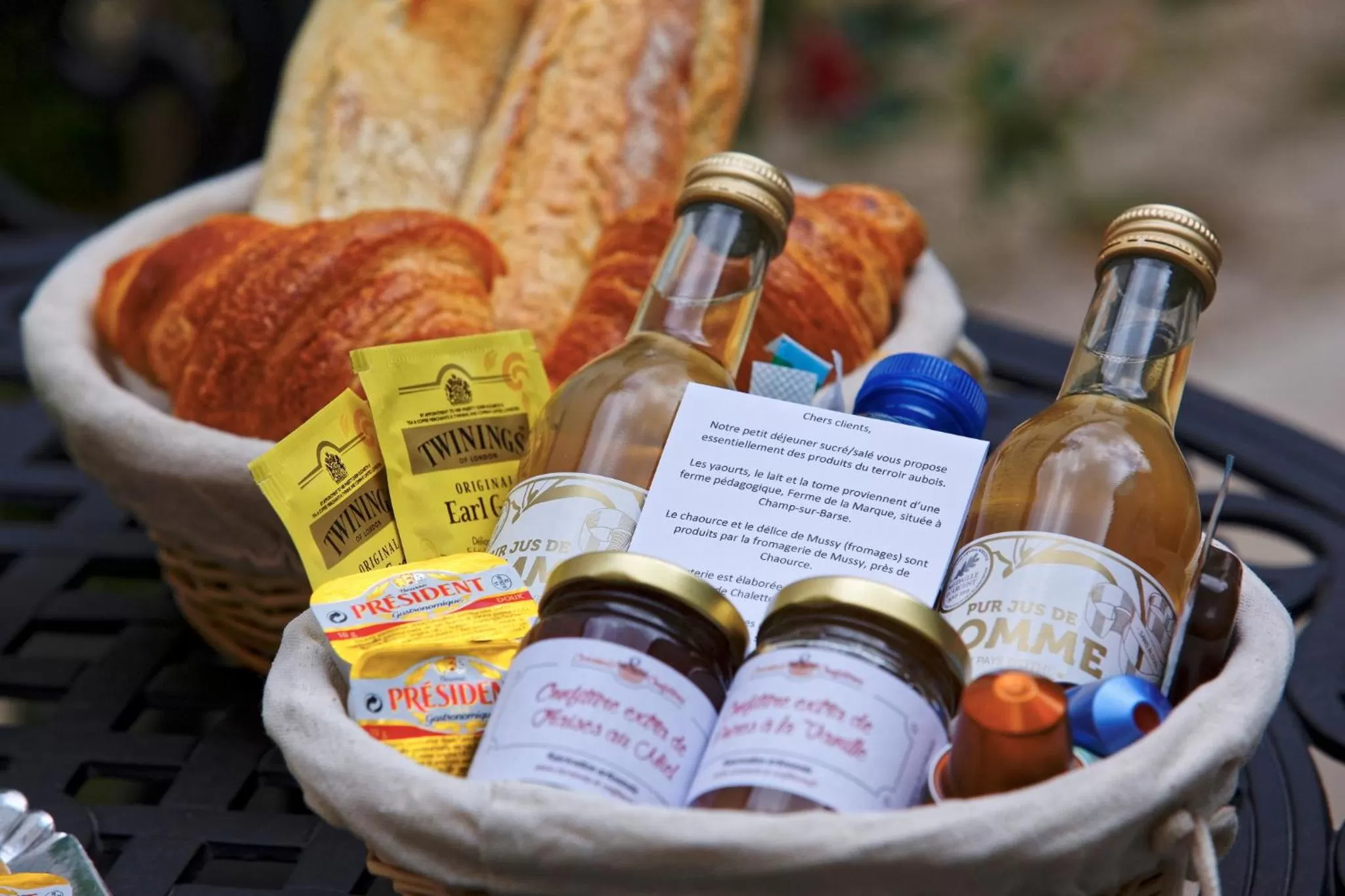 Food and drinks in Hotel Saint Georges