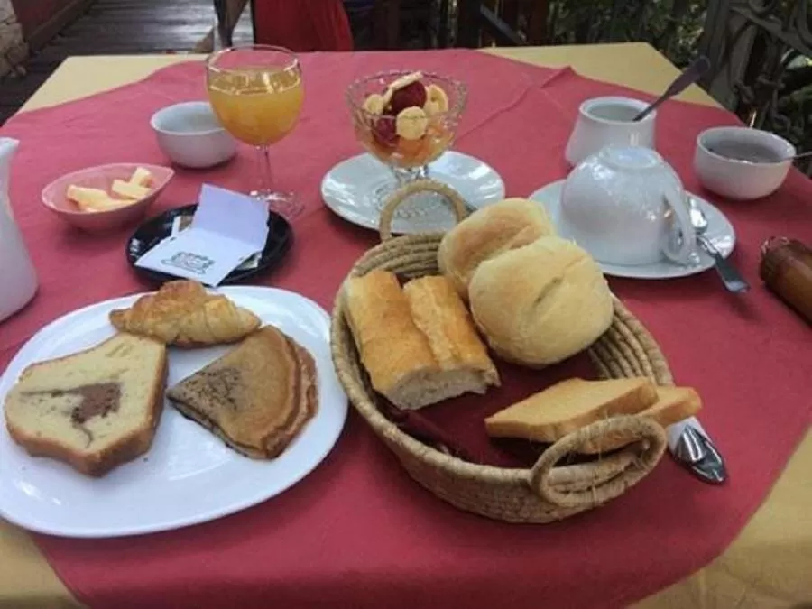 Continental breakfast in Belvedere Hotel