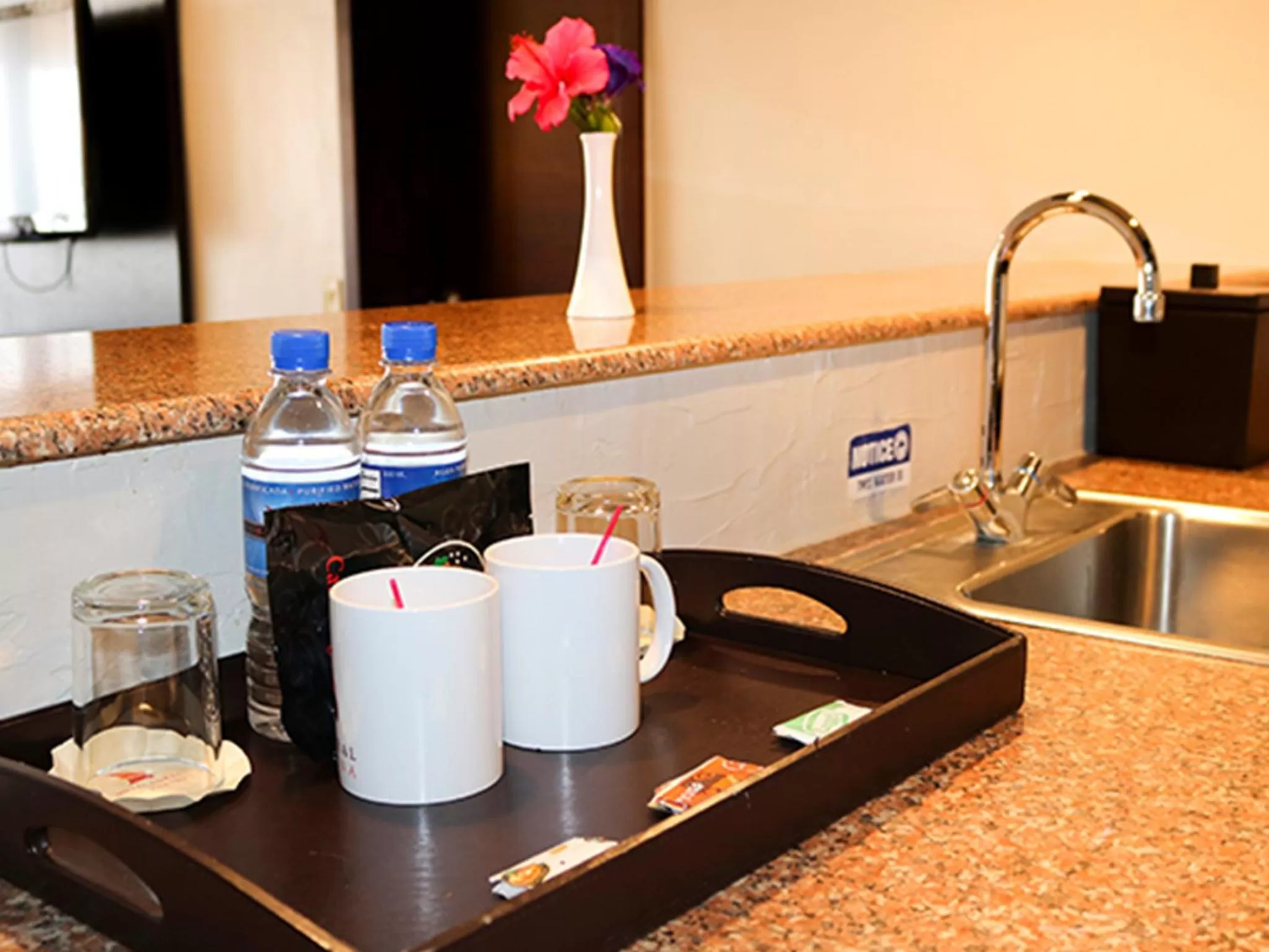 Seating area in Hotel Coral & Marina