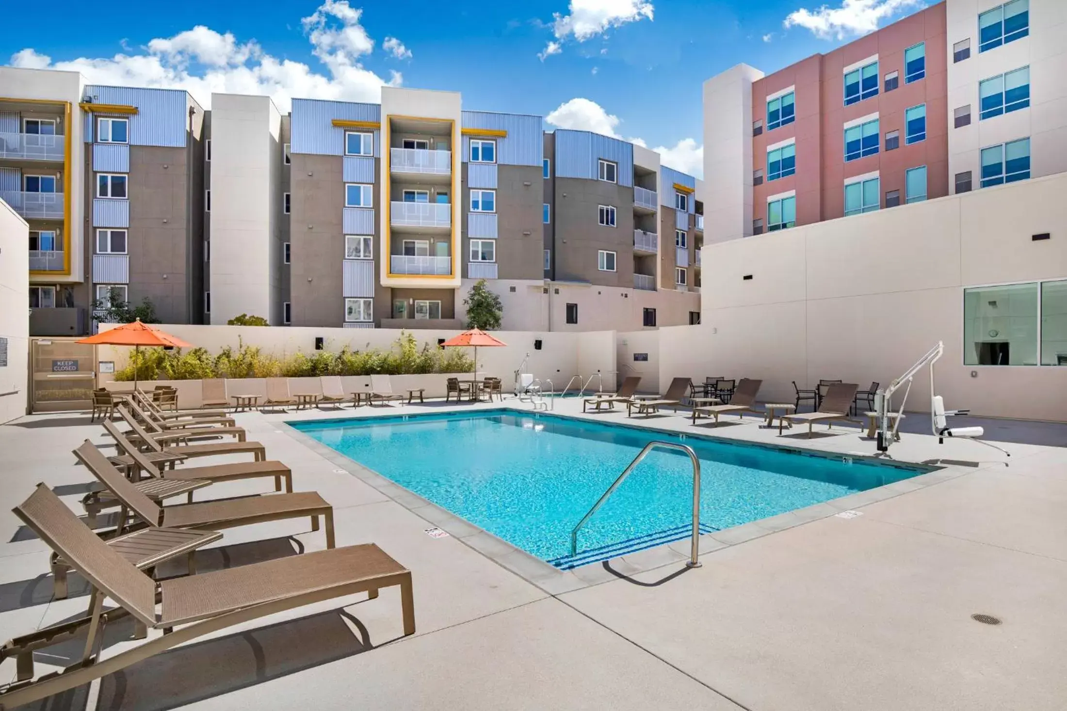 Swimming pool in Hyatt House LA - University Medical Center Swimming pool in Hyatt House LA - University Medical Center